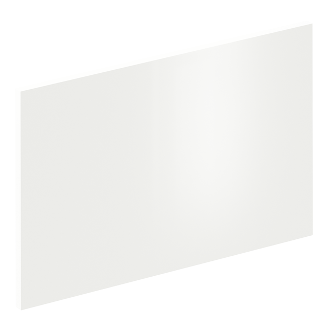 Façade de tiroir de cuisine delinia id Sevilla blanc brillant H.38.1 x l.59.7 cm