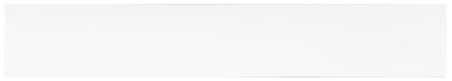 Fond de hotte verre trempé L.120 x H.20 cm Blanc brillant - 2