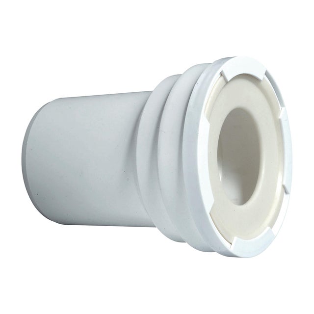 Pipe WC rigide Droit Diam.10 cm P.14 cm WIRQUIN
