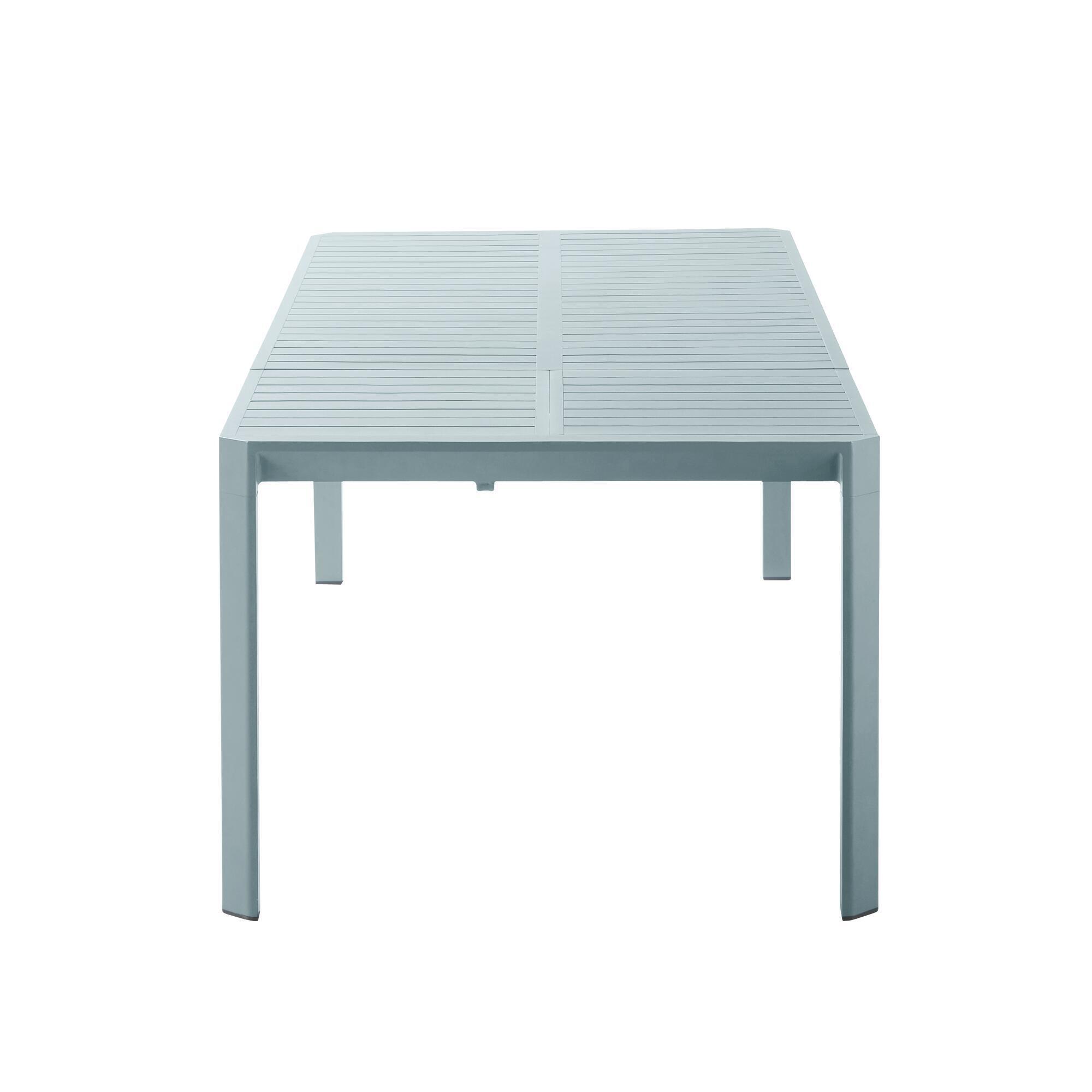 Table de jardin NATERIAL Idaho rectangulaire bleu 8 personnes - 7