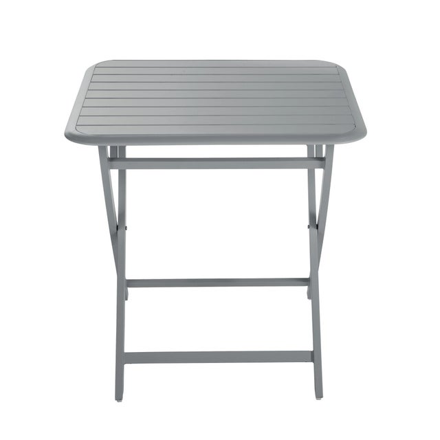 Mesa de alumínio dobrável NATERIAL IDAHO 75X75CM AQUA