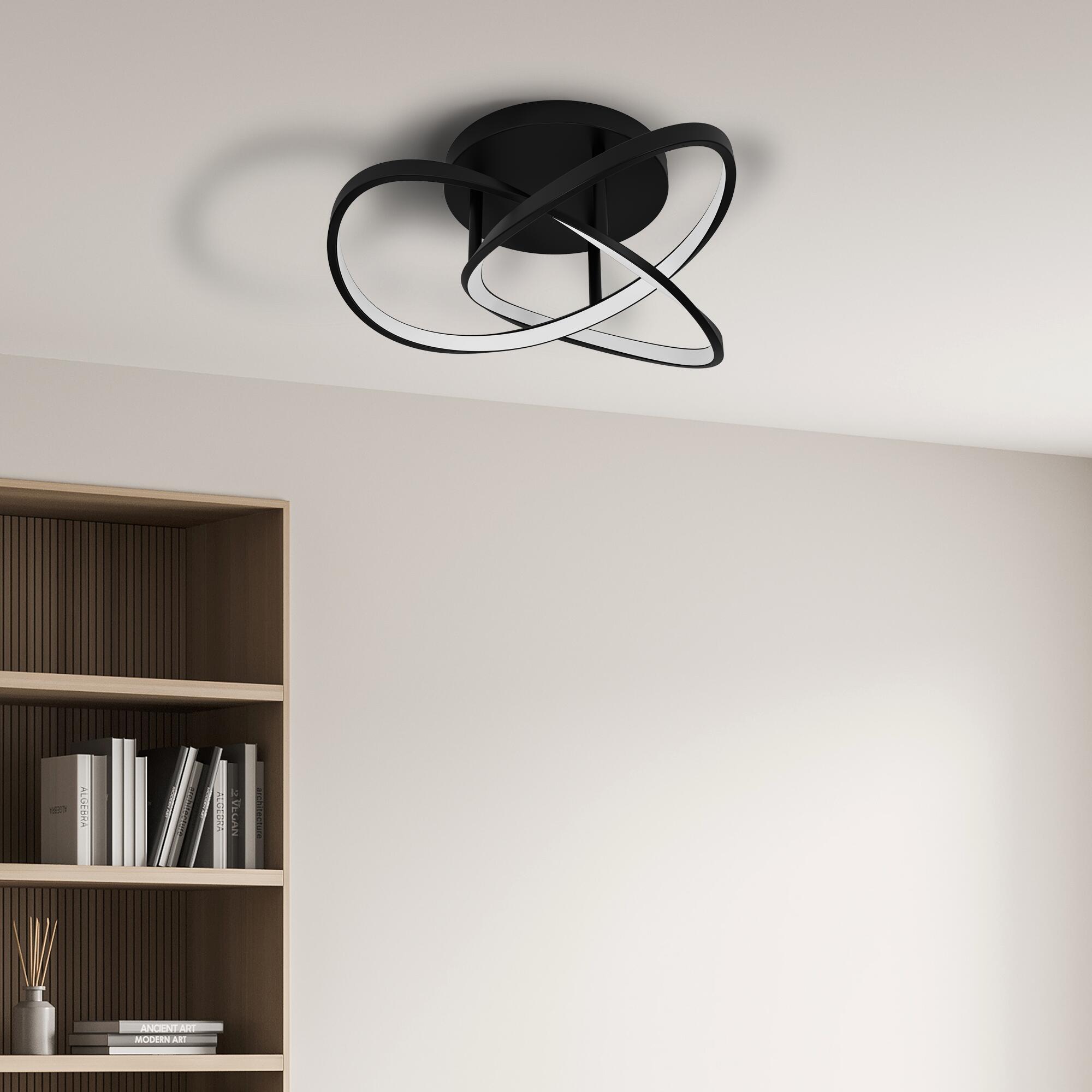 Plafonnier, essentiel acier module led INSPIRE Esme D.40 cm - 4