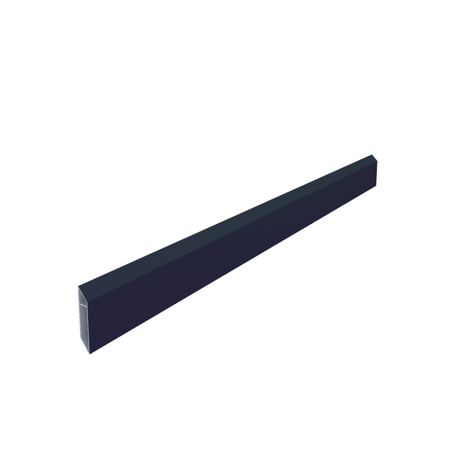Lame de clôture alu anthracite RAL-7016 Zef, KLOS UP, L.176 x Ht.13 cm x Ep.25mm - 2