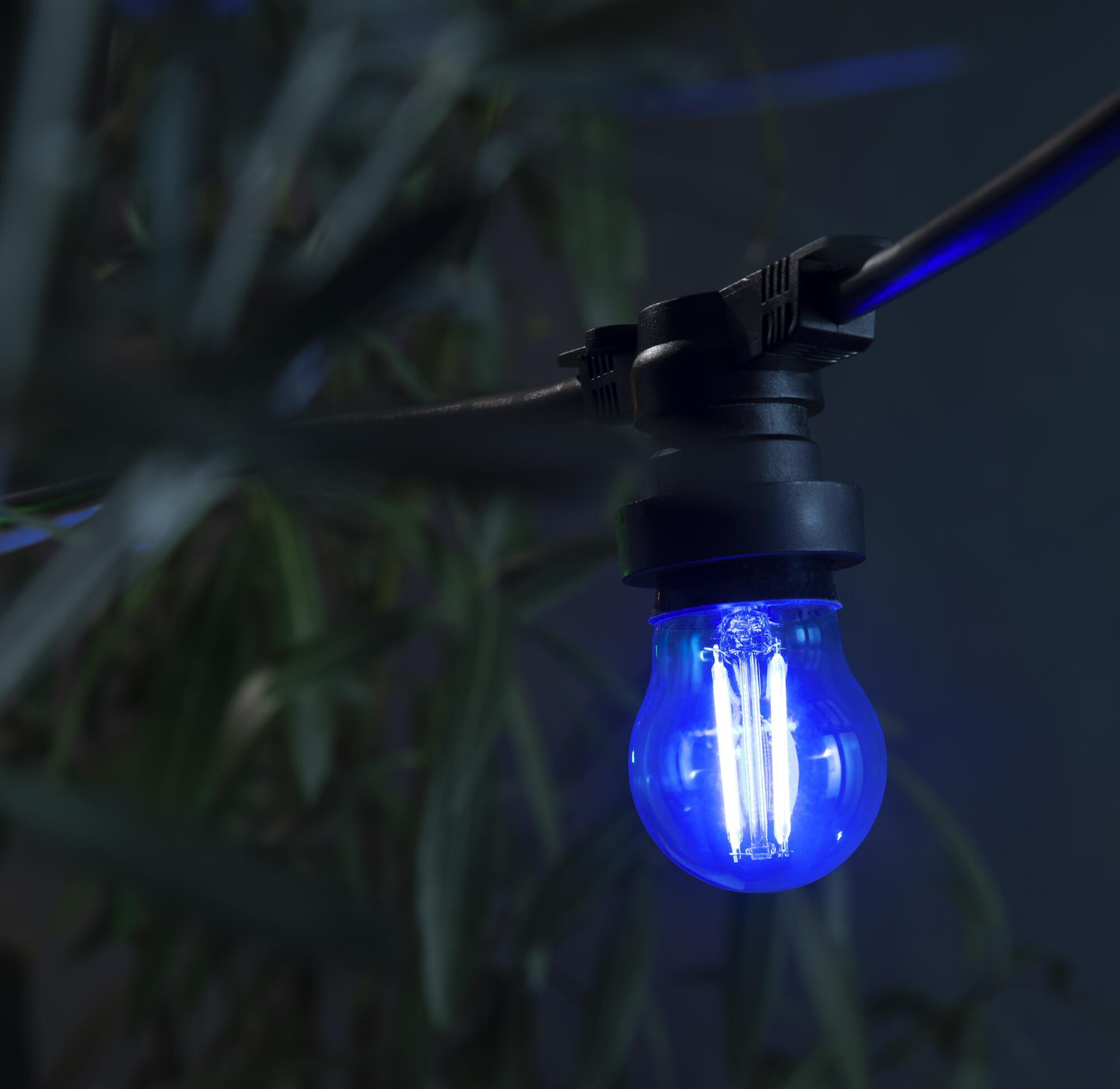 Grinalda Inspire segoya IP44 E27 10L 5m extensível preto - 12