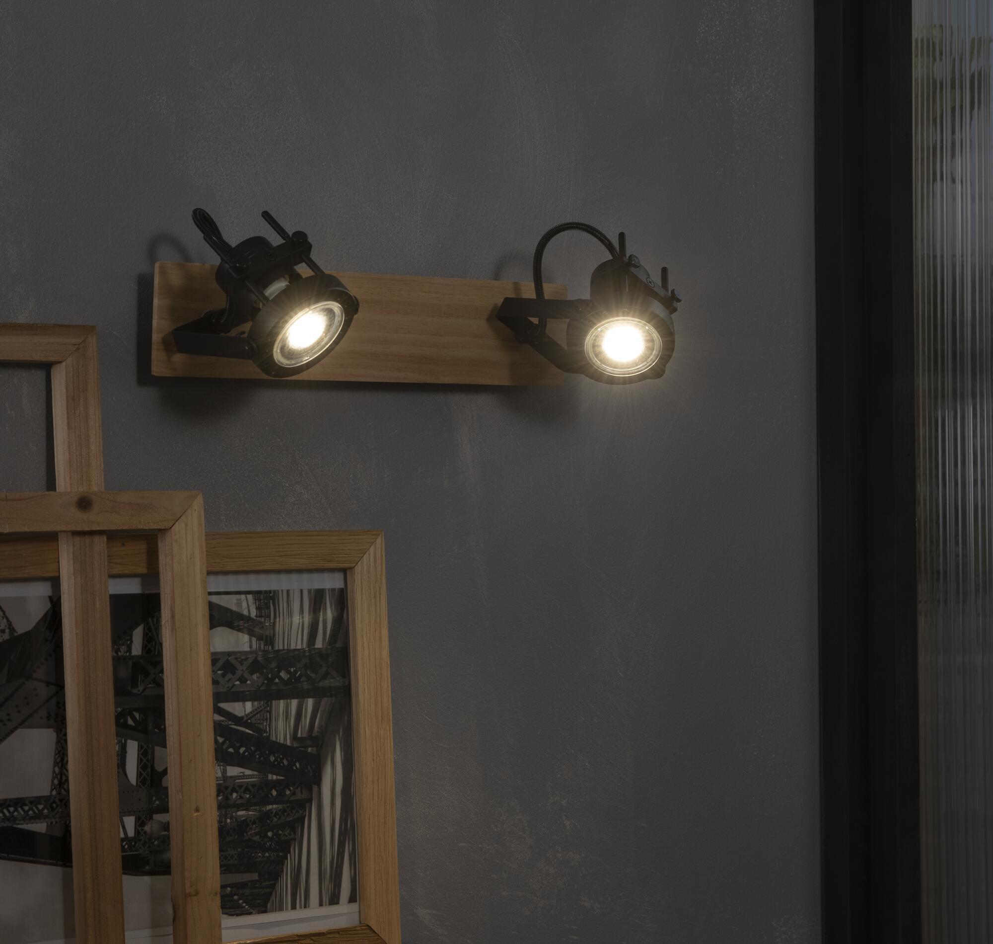 Rampe 2 spots Technic, acier beige, GU10, INSPIRE - 3