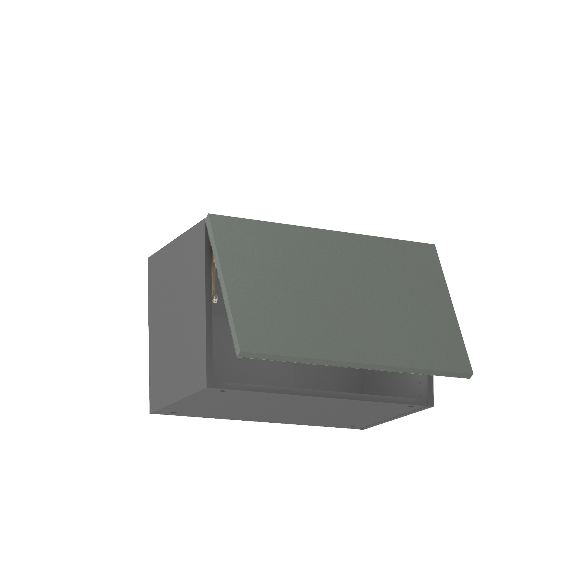 Mueble alto de cocina delinia id viena verde mt 38,4x60 cm 1pta abatible