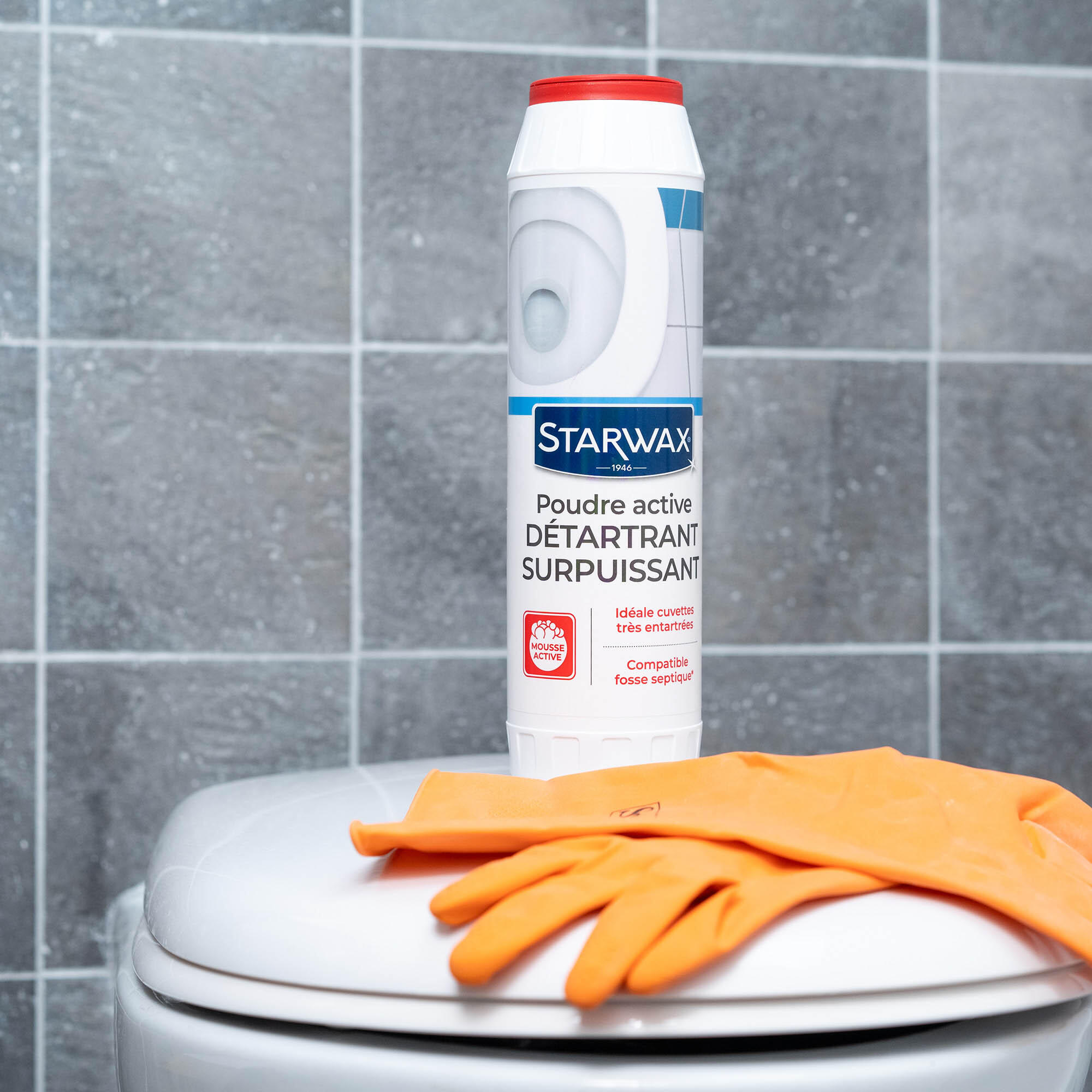 Détartrant STARWAX Poudre surpuissant sanitaire, 1L - 3