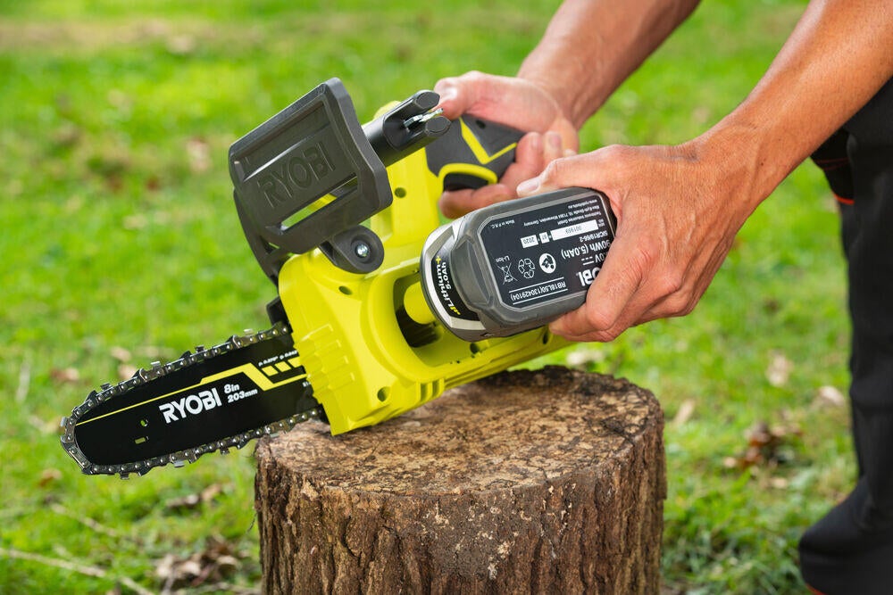 Motosega a batteria RYOBI RY18CS20A-125 2.5Ah 18V barra da 20 cm, 1 batteria inclusa - 7