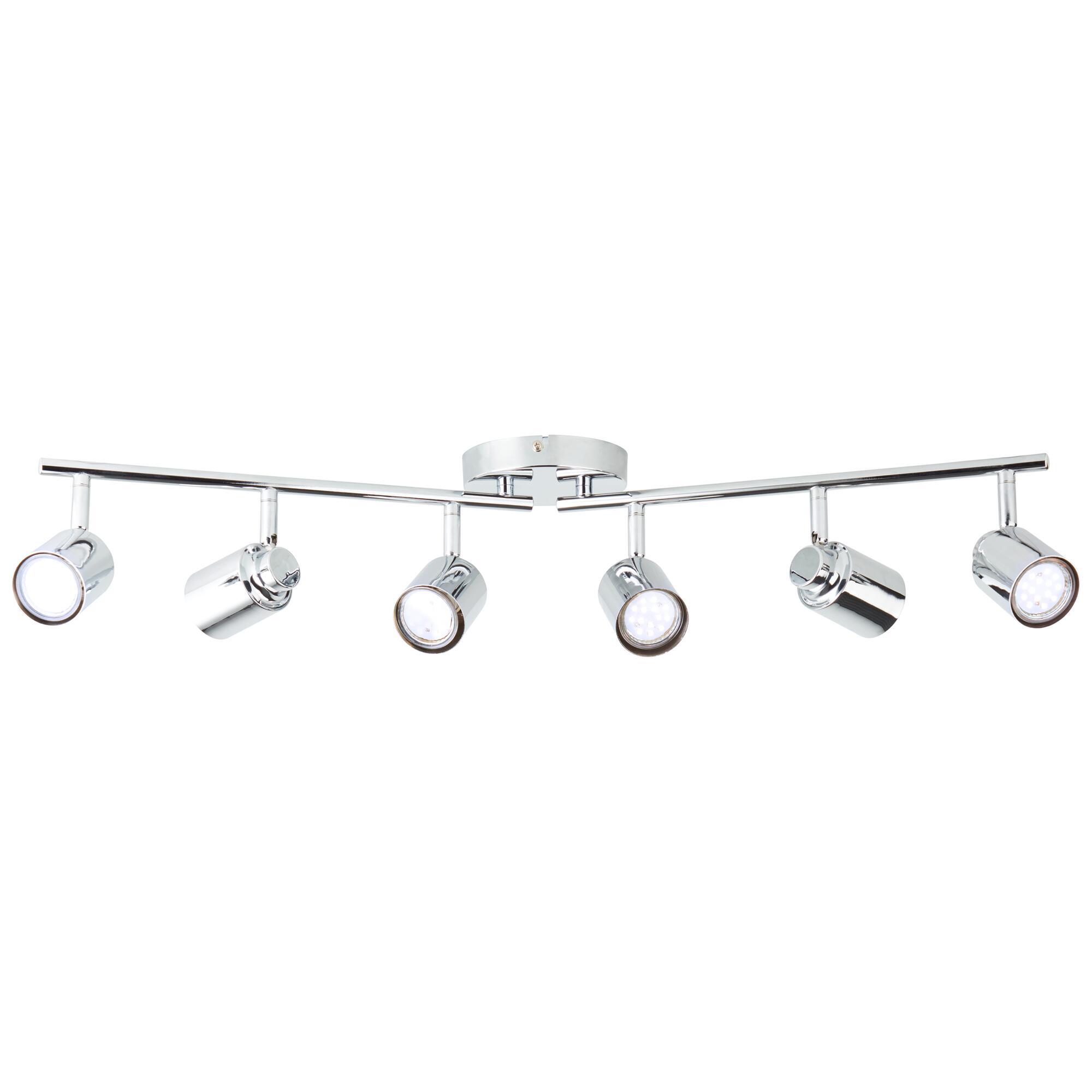 Foco decorativo INSPIRE TEKLA 6 LÂMPADAS GU10X6 METAL CROMADO - 19