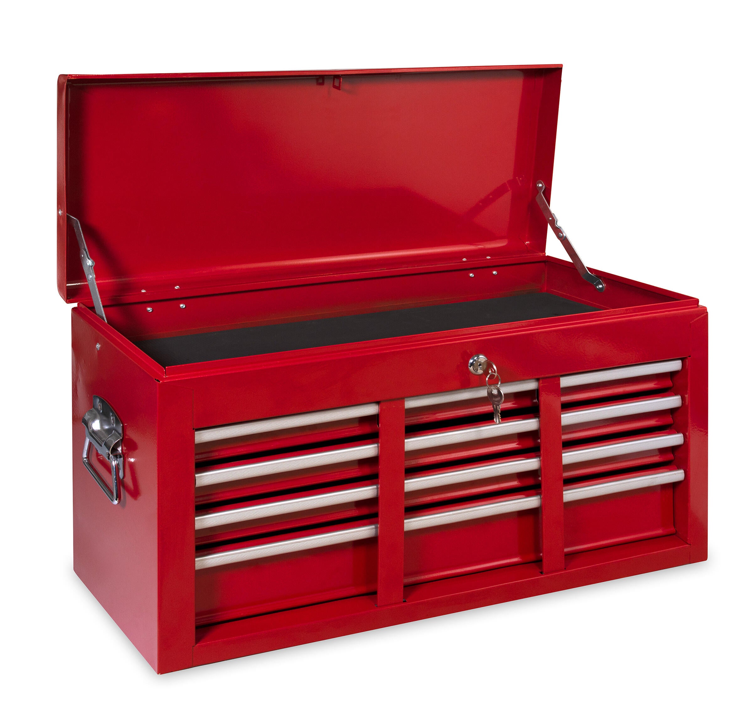 Boîte à outils acier rouge l.26 cm - 3