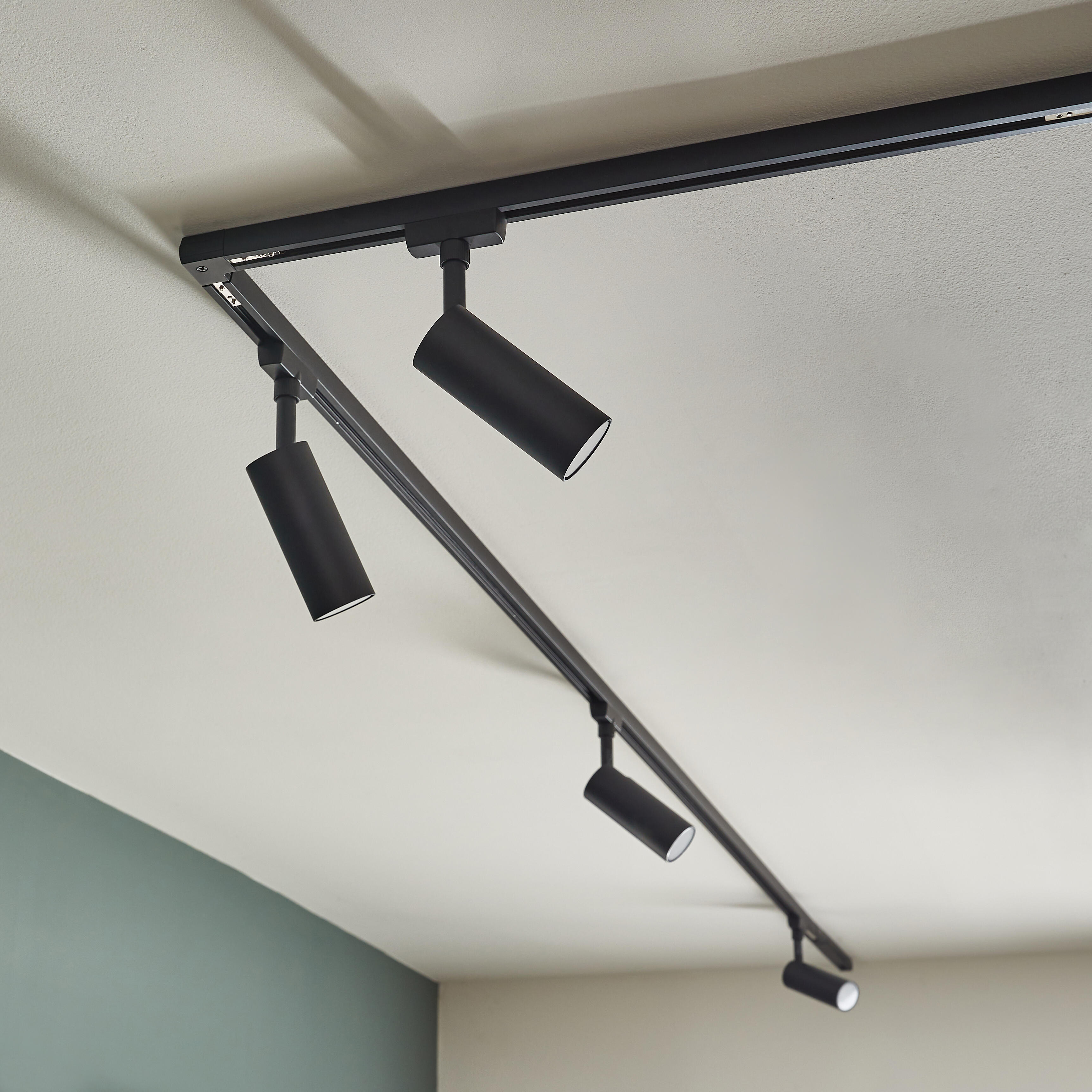 Spot LED URail Tubo 1X5W 230V 4000K design métal noir mat, PAULMANN - 3
