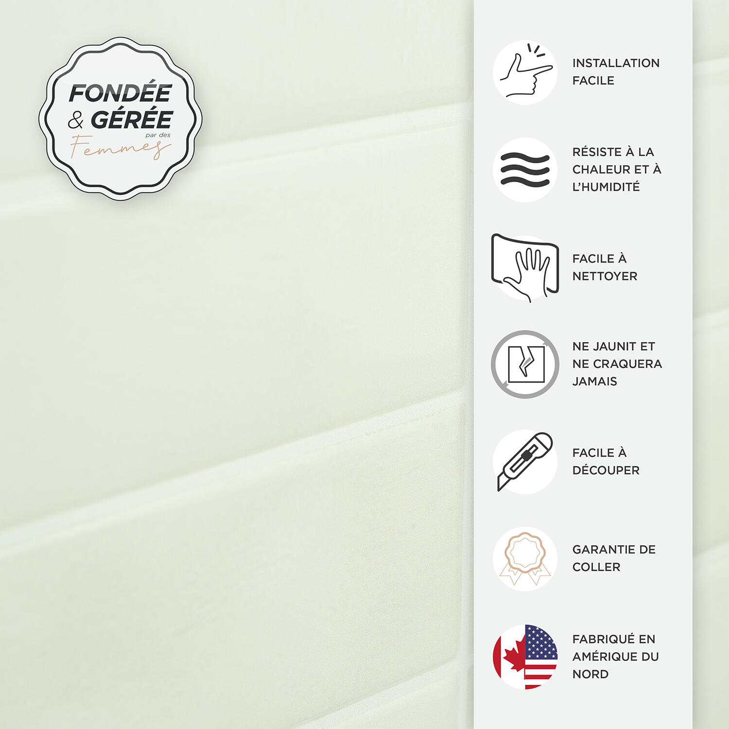 Lot de 4 adhésifs décoratifs Morocco Essaouia, blanc, 22.8 cm x 29 cm - 6