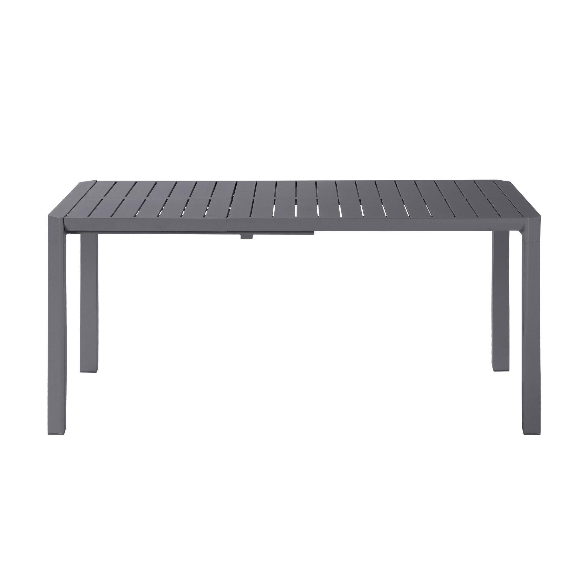 Table de jardin extensible anthracite Idaho NATERIAL 6 personnes - 5