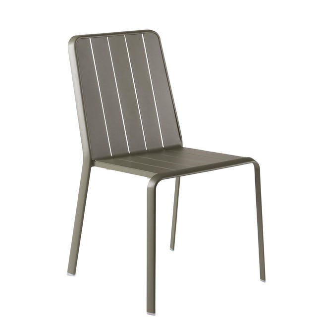 Chaise Idaho en Aluminium Vert