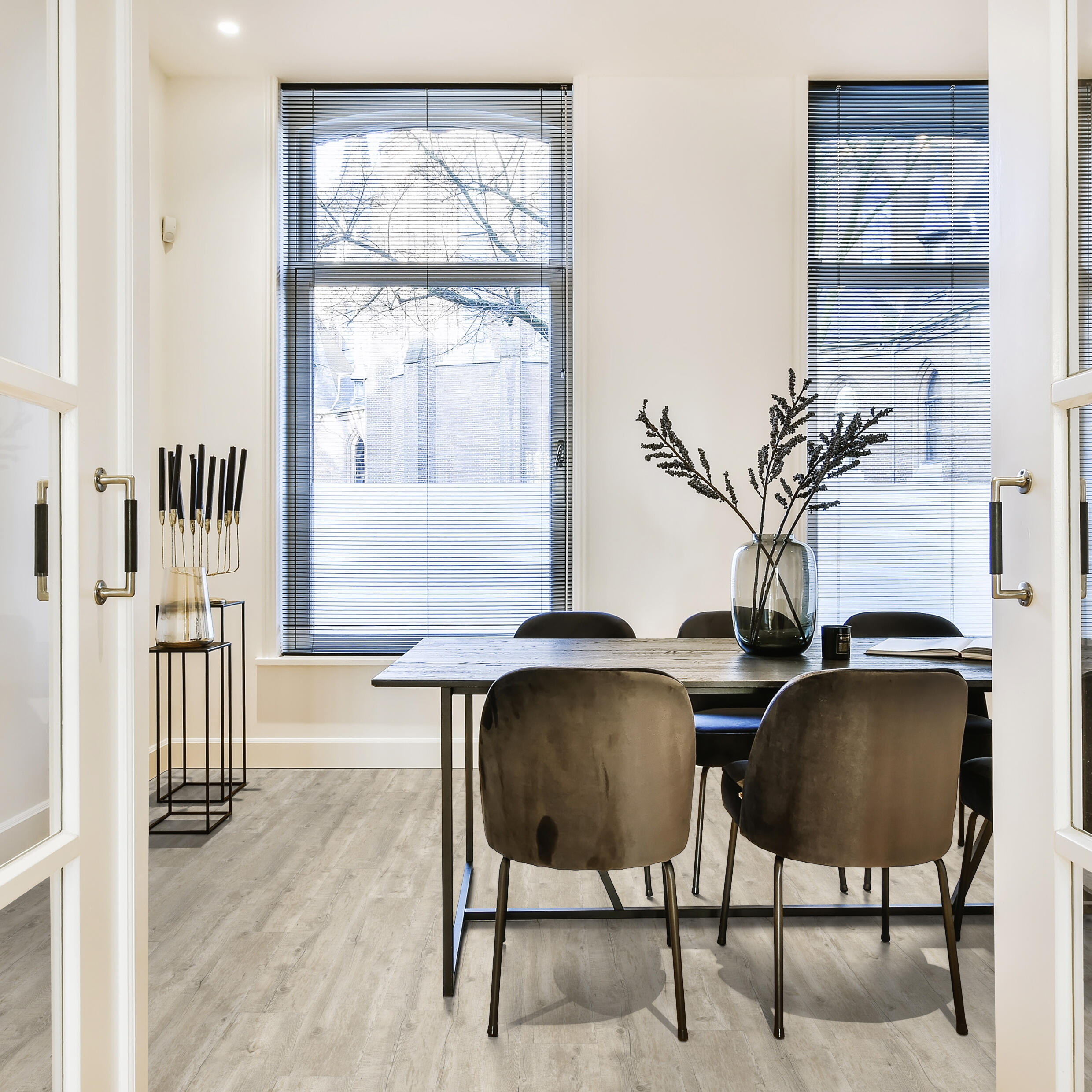 Lame PVC clipsable forte GERFLOR Senso clic 3 bois gris - 4