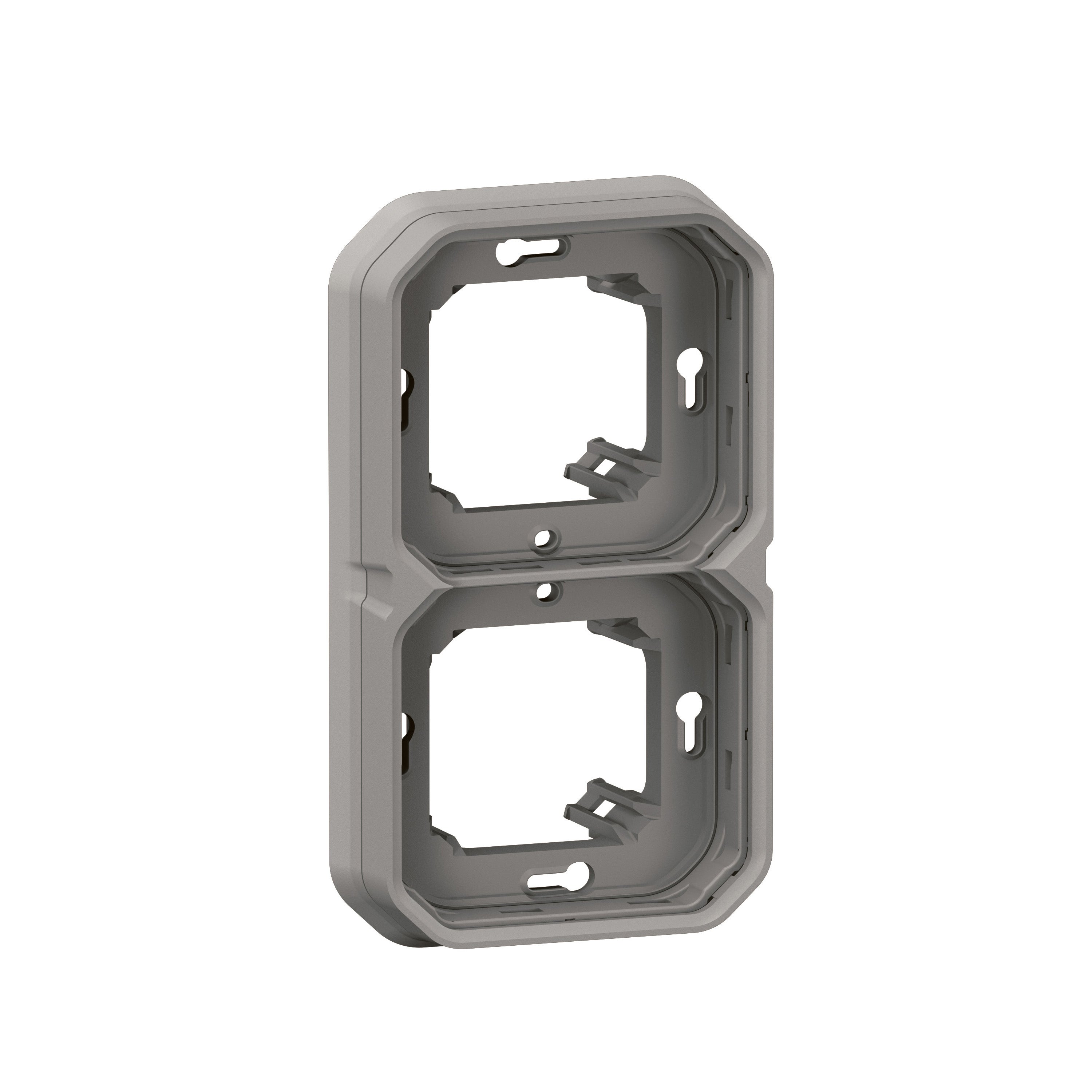 Legrand - Poussoir NO lumineux avec voyant étanche Plexo 10A 250V IP55 composable gris - Réf
