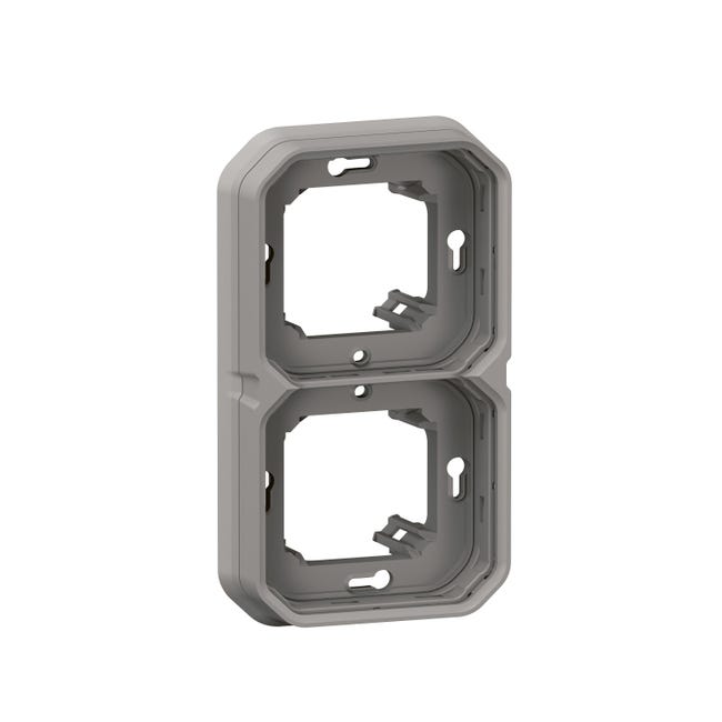 Legrand - Poussoir NO lumineux avec voyant étanche Plexo 10A 250V IP55 composable gris - Réf Legrand - Poussoir NO lumineux avec voyant étanche Plexo 10A 250V IP55 composable gris - Réf
