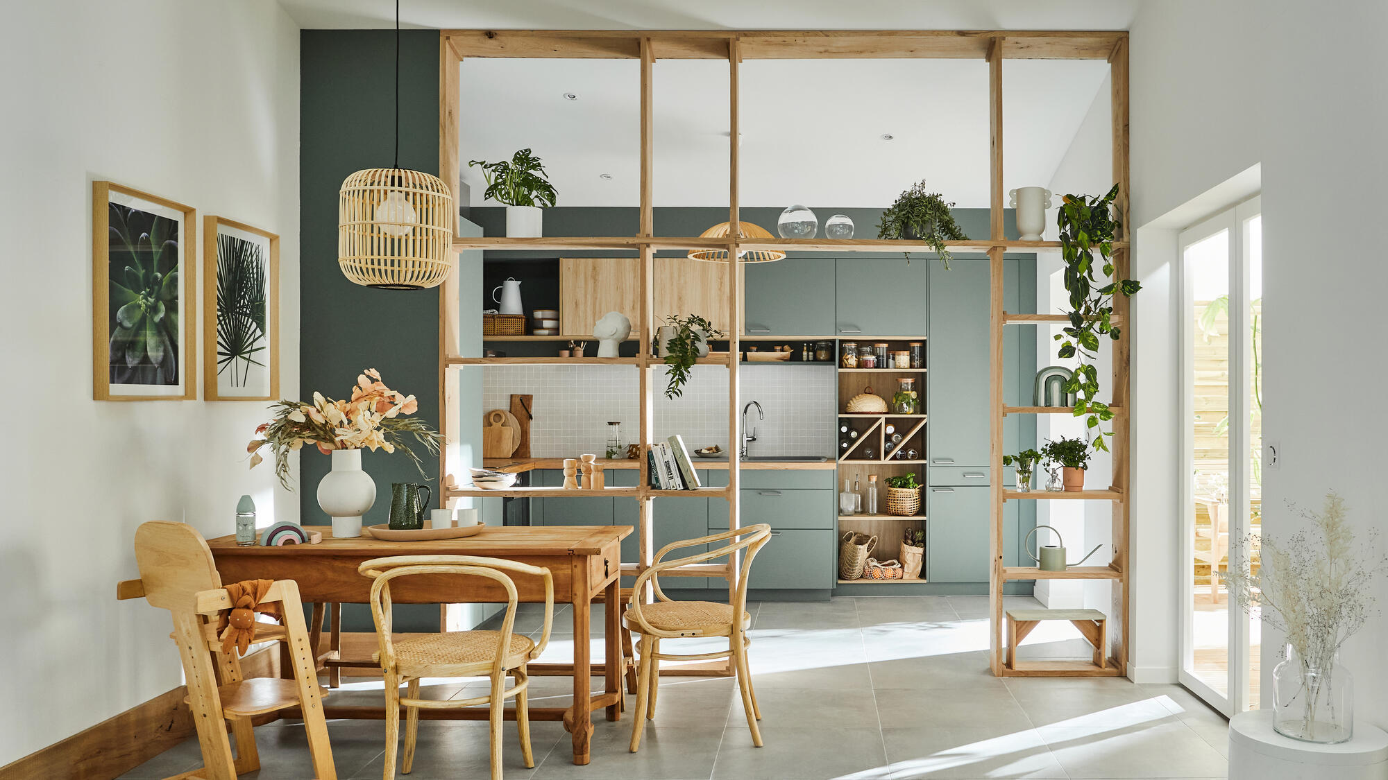 Porta de cozinha Delinia Viena 60X48 cm verde mate - 13