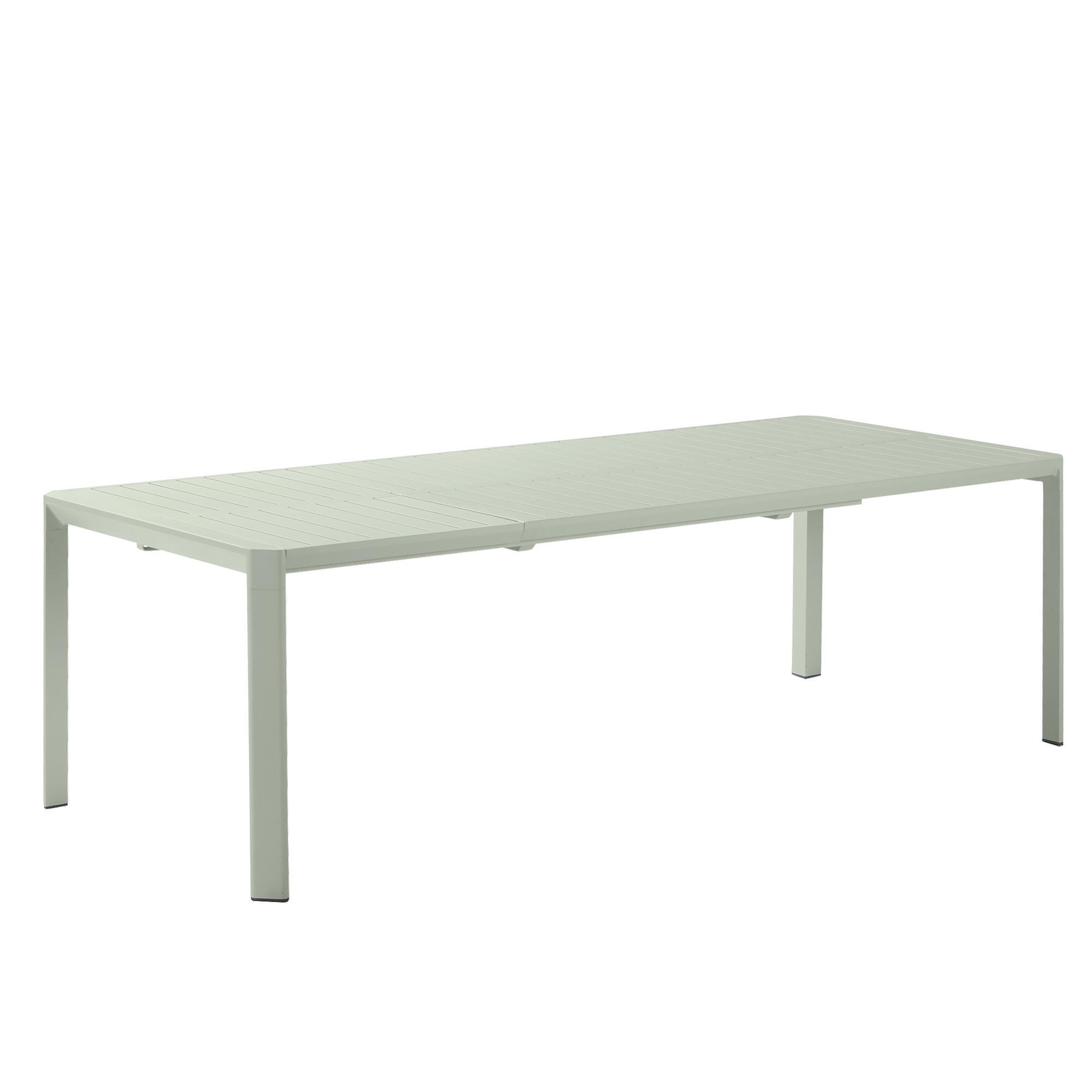 Mesa de jardín extensible naterial idaho de aluminio sage de 180/240x76x100 cm