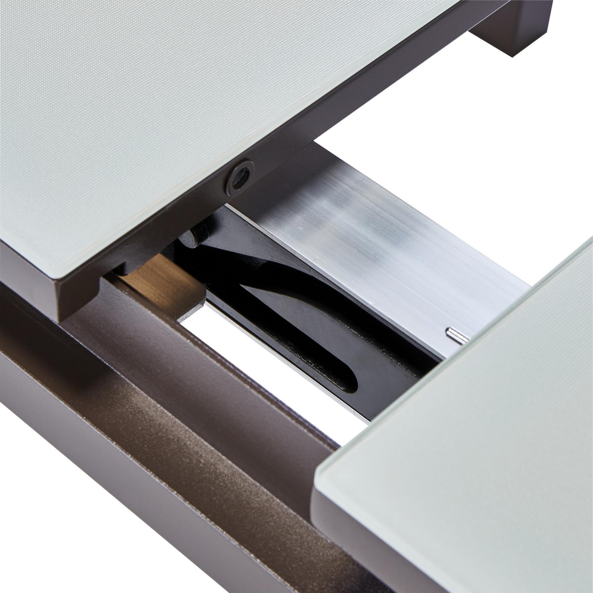 Mesa de alumínio NATERIAL ODYSSEA II EASY VIDRO 180/240X100CM MOKA - 6