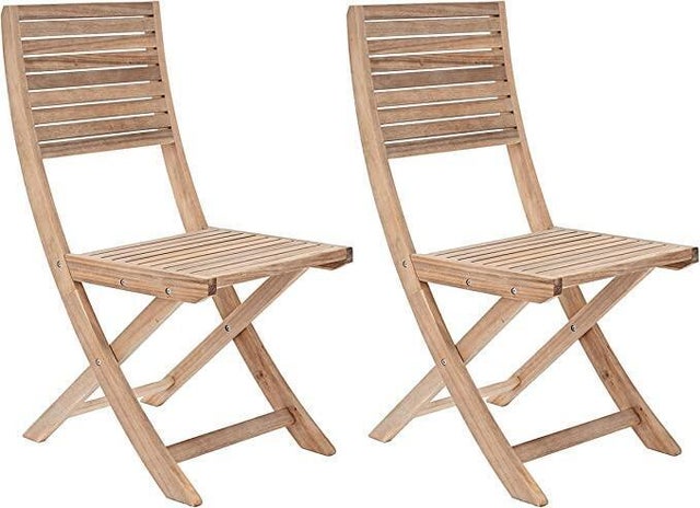 Lot de 2 chaises en acacia Solaris II NATERIAL