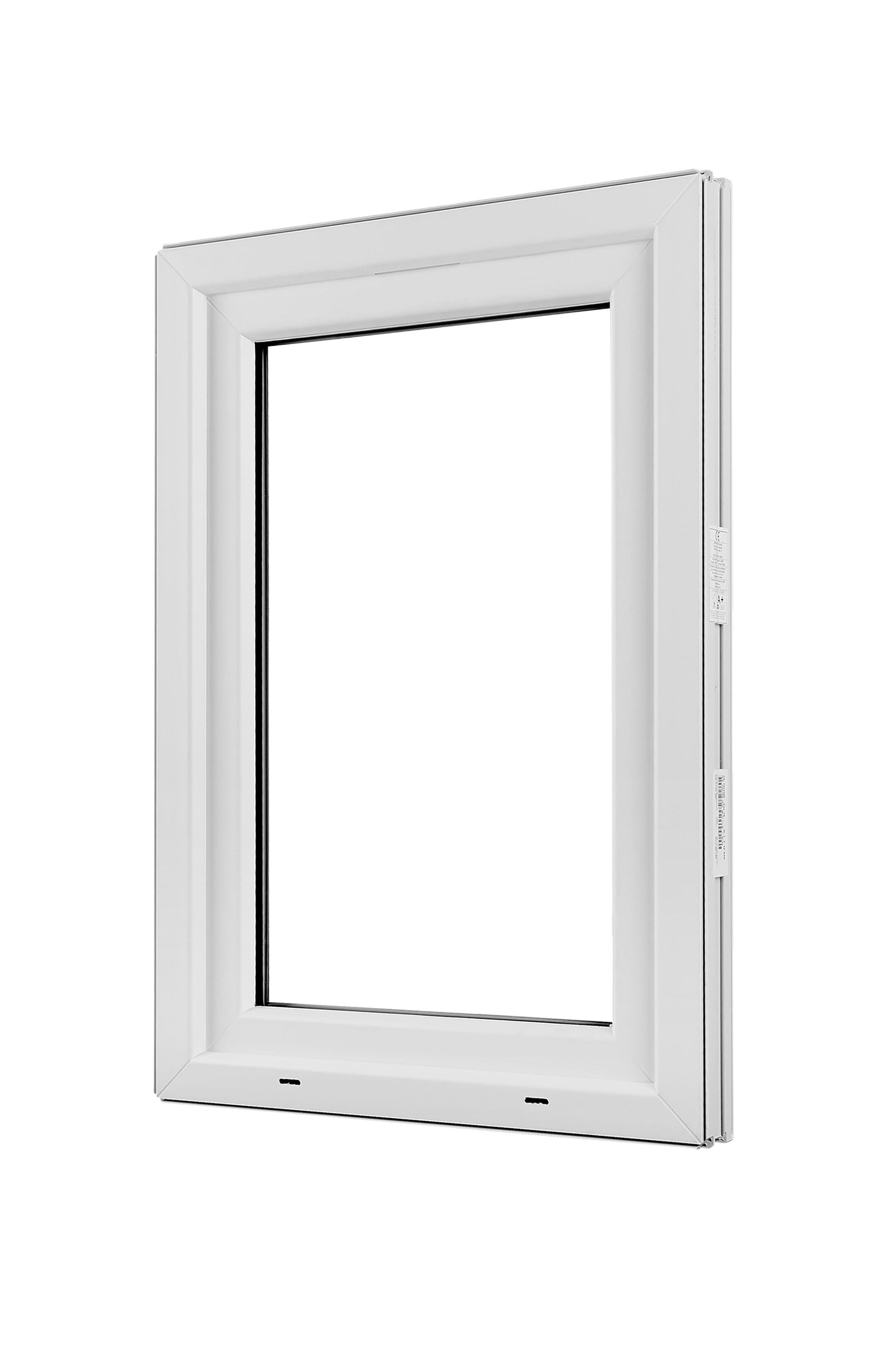 Fenêtre PVC H.45 X L.42 cm oscillo-battant 1 vantail tirant droit blanc - 2