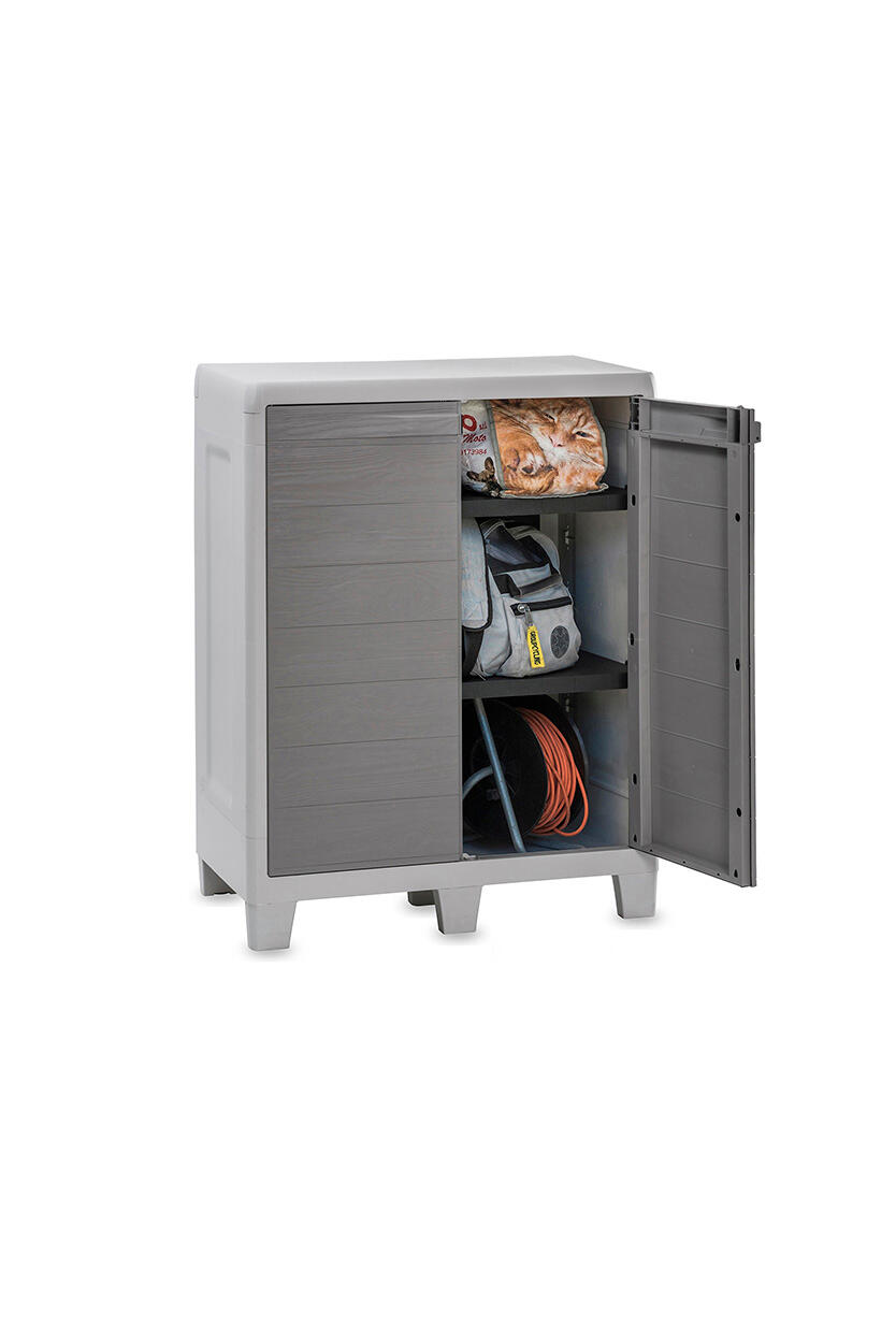 Armario de exterior de resina woody's xl bajo 78 x 101 x 46 cm