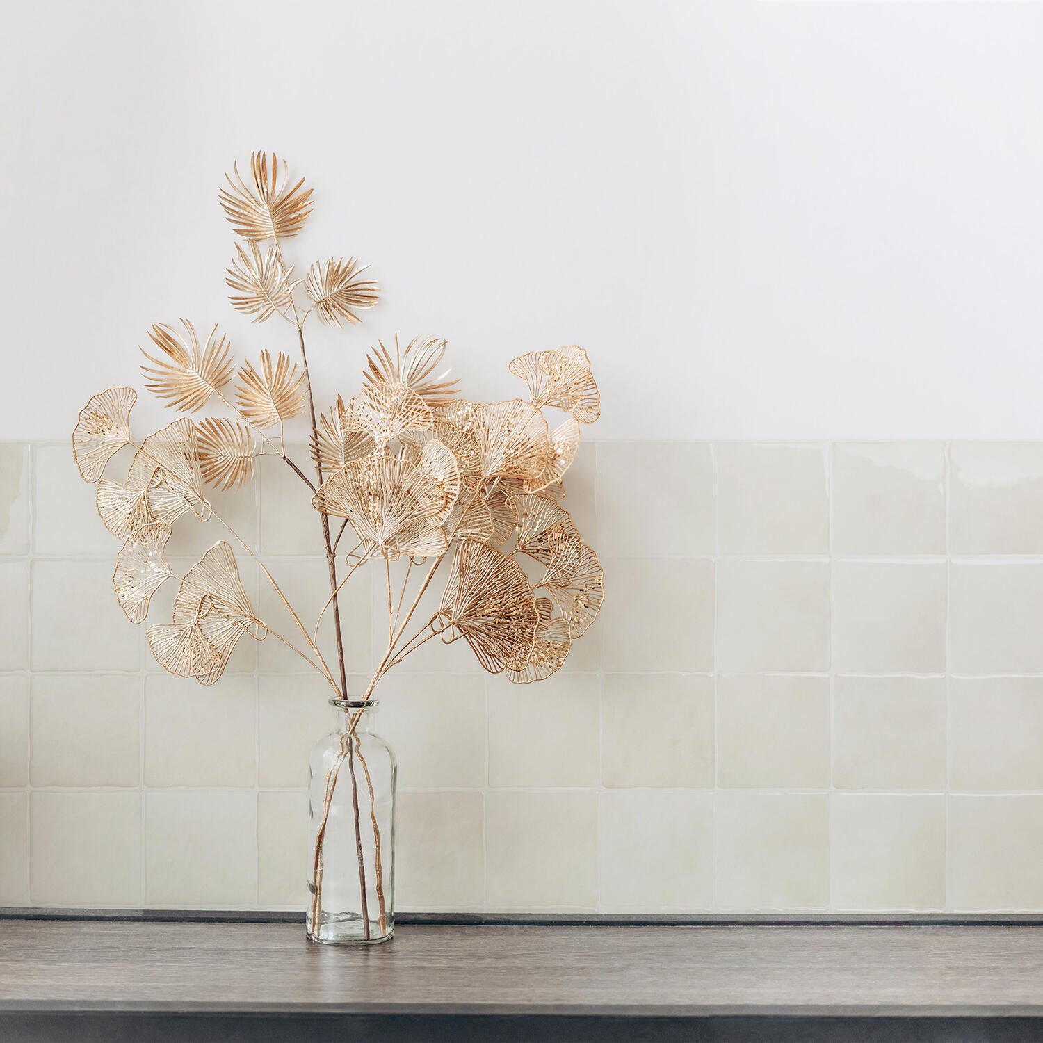 Lot de 4 adhésifs décoratifs, Zellige Oia, écru, 22.86 cm x 22.86 cm - 3