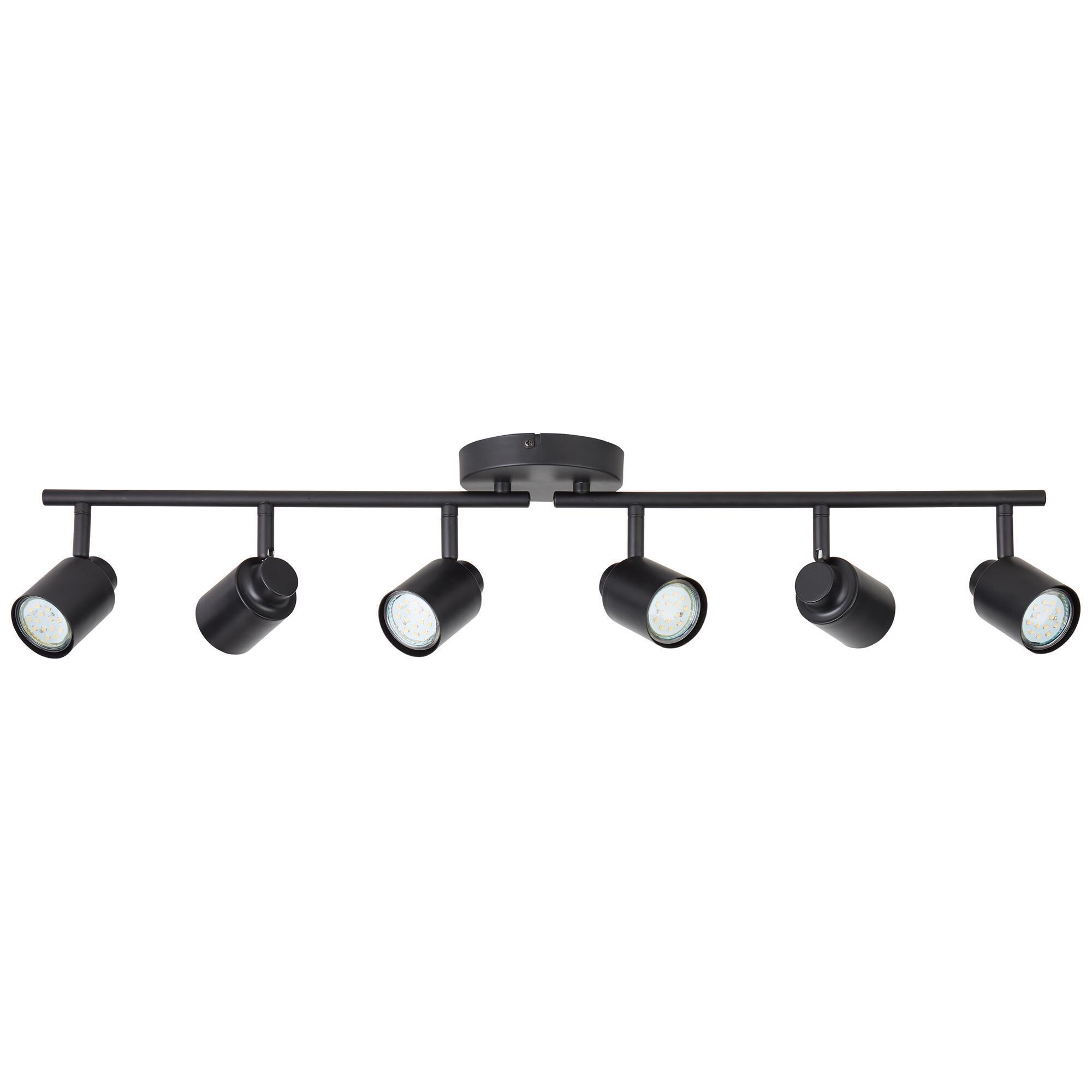 Foco decorativo INSPIRE TEKLA 6 LÂMPADAS GU10X6 METAL PRETO - 13