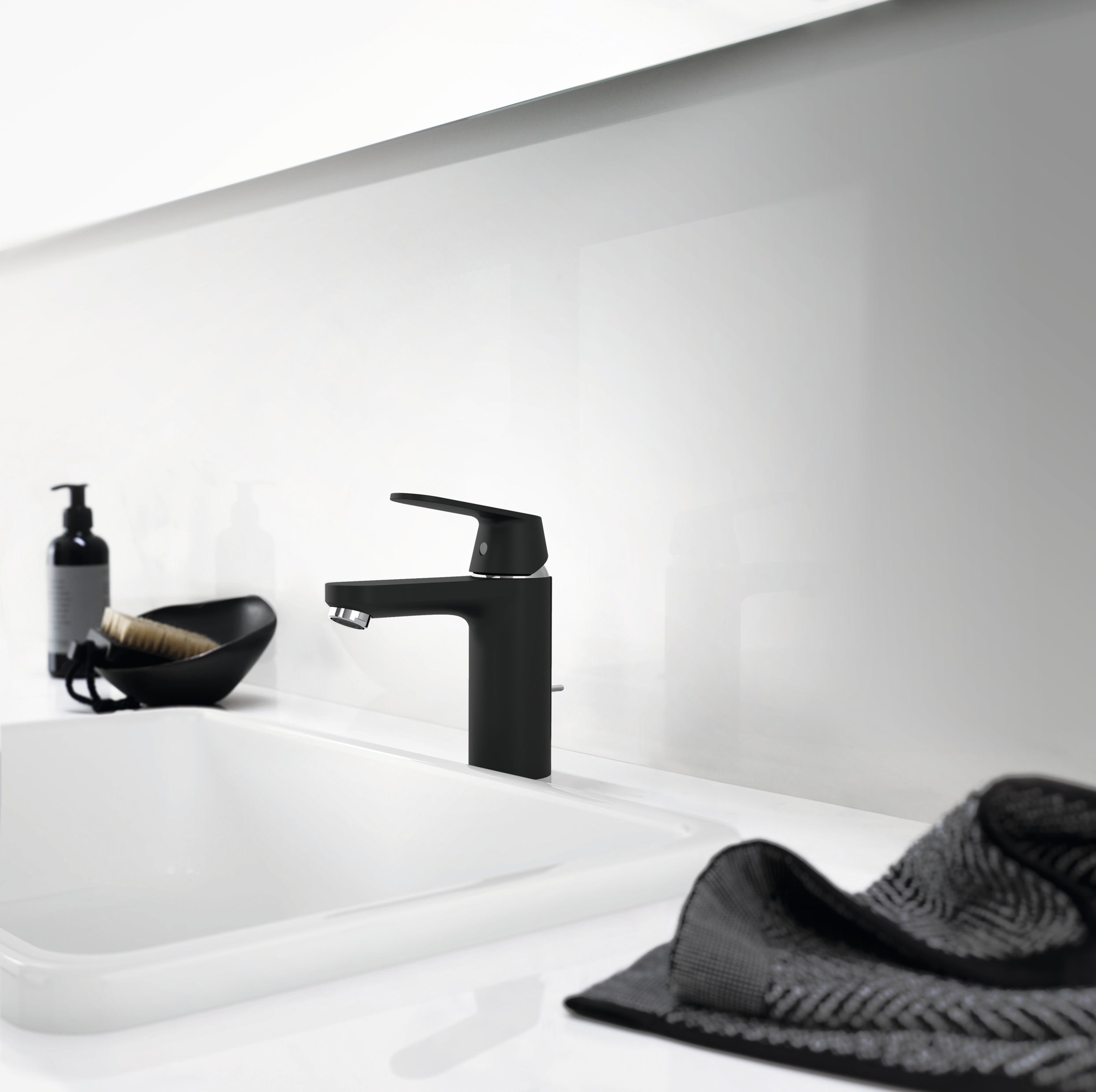 Mitigeur de lavabo noir, GROHE Eurosmart cosmopolitan M - 2