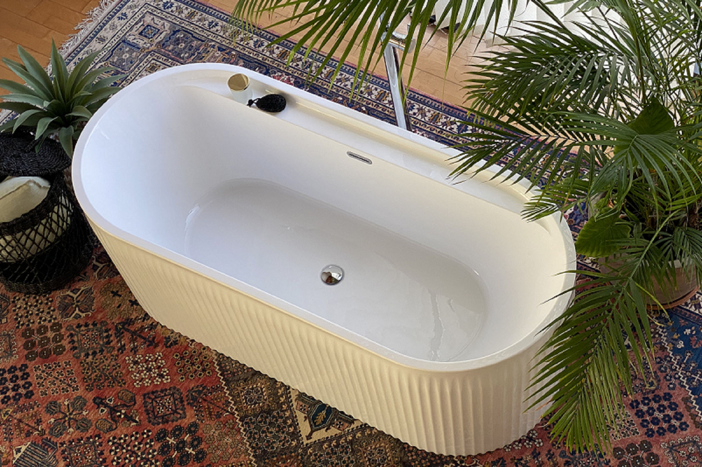 Baignoire îlot l.75 x L.170 cm blanc Sillage, LG INDUSTRIES - 4