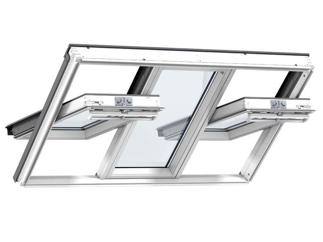 Verrière 3 en 1 VELUX à rotation confort GGLS FFK F06 188 x 118 cm