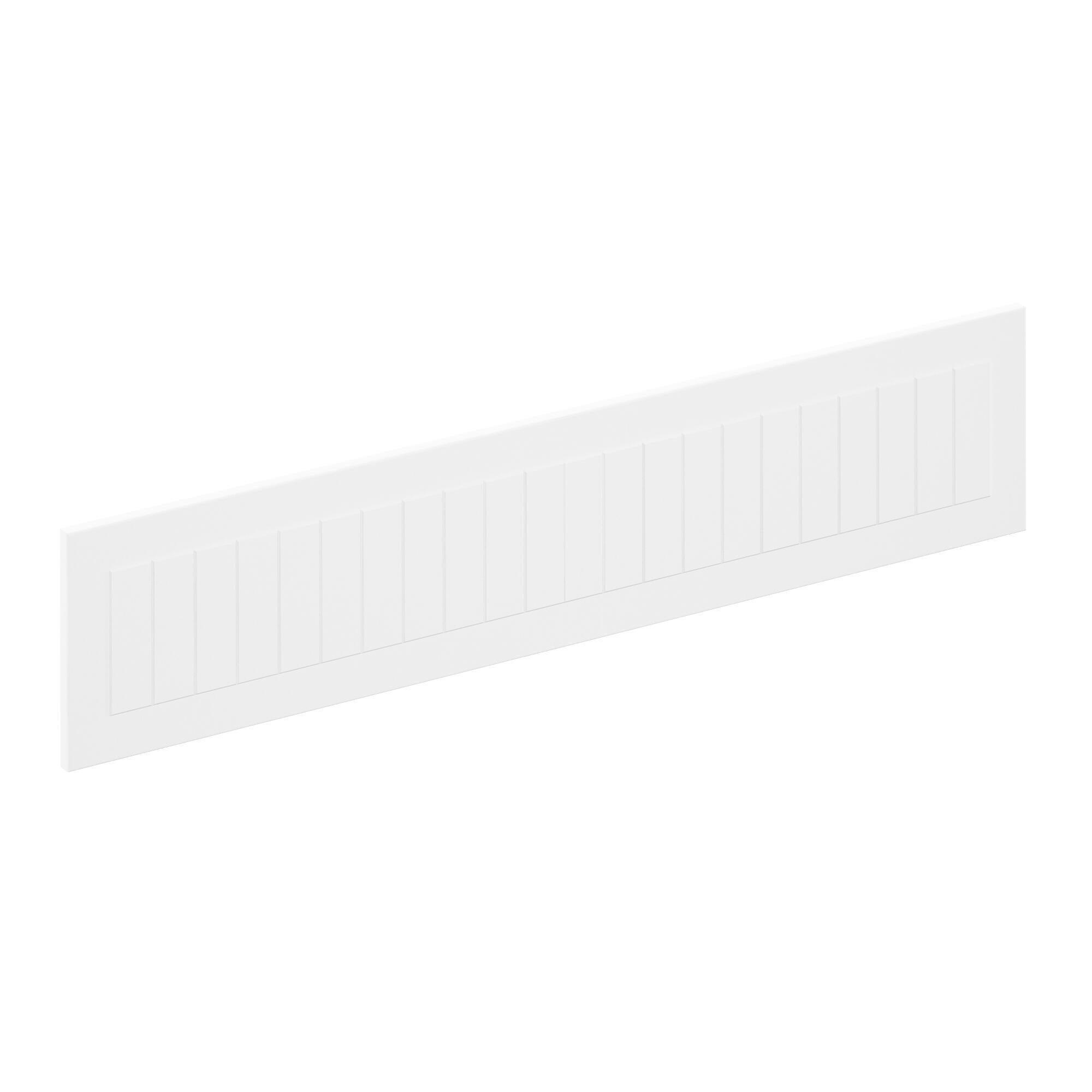 Frente de cajón de cocina toscane blanco mate h 25.6 x l 120 cm