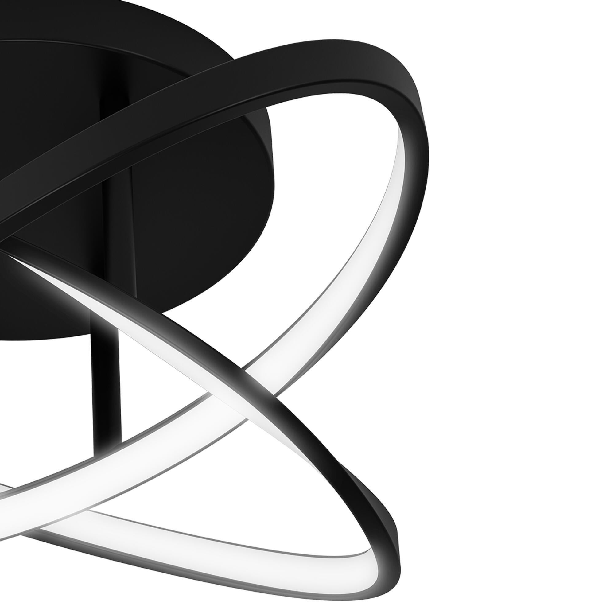 Plafonnier, essentiel acier module led INSPIRE Esme D.40 cm - 5