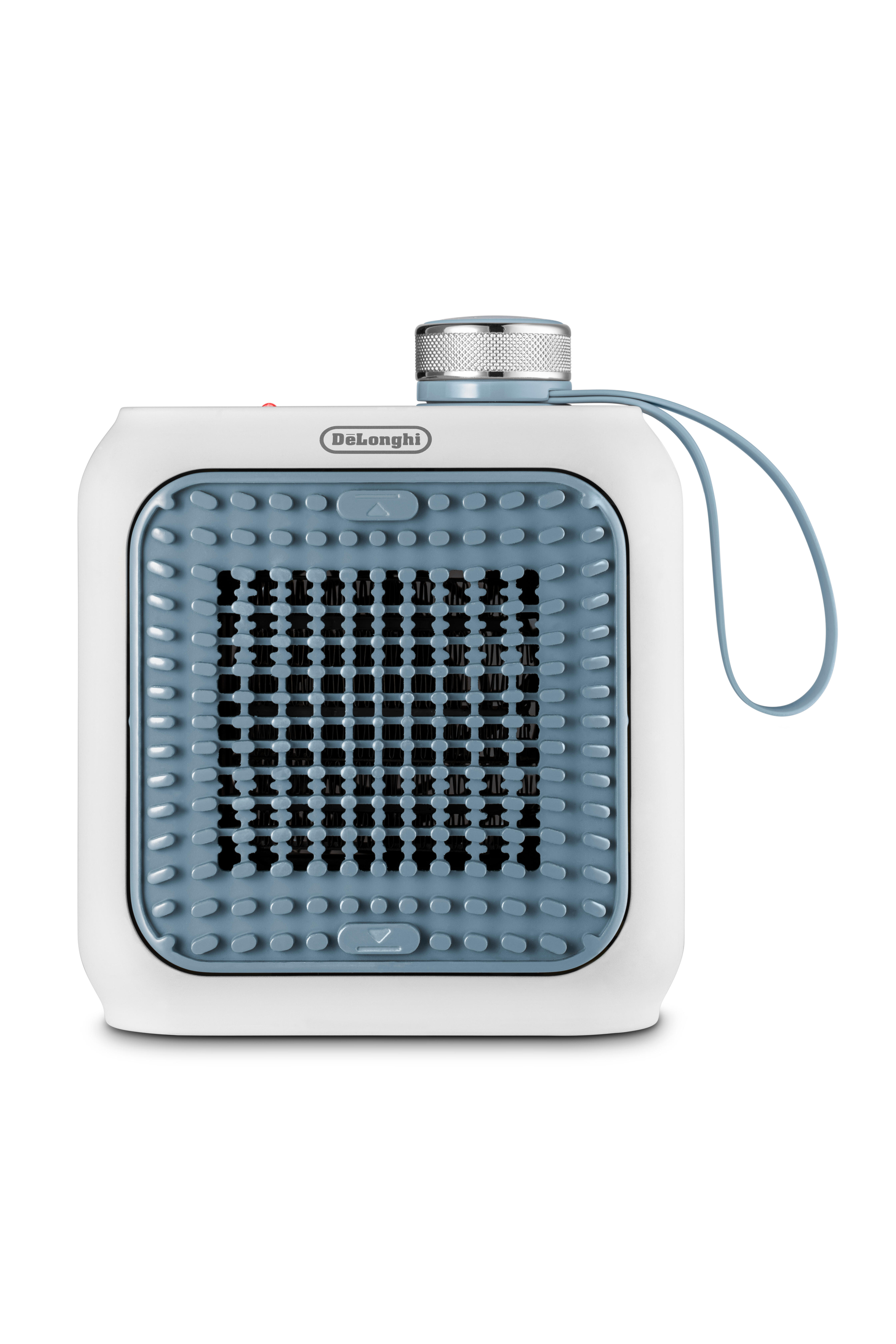 Calefactor de'longhi de sobremesa hfx10 blanco de 350w