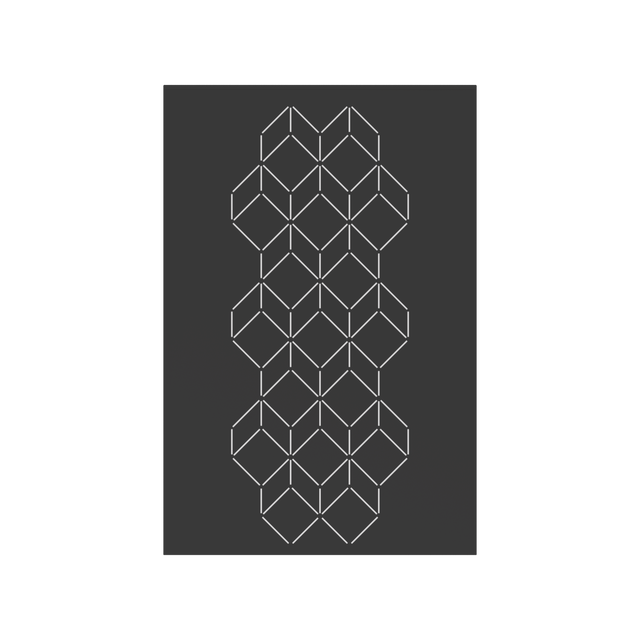 Plaque de protection murale noir LE MARQUIER l.80 cm x H.120 cm