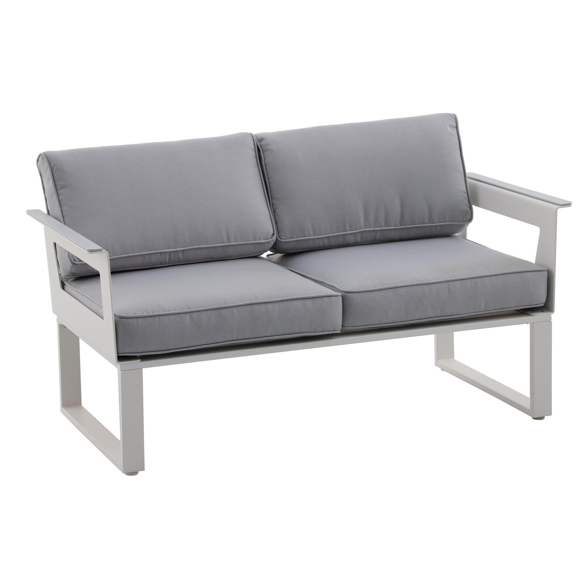 Salon de jardin Odyssea blanc NATERIAL, 4 personnes - 5