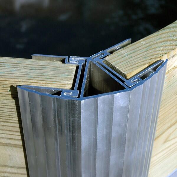 Piscine, bois Siayan WATERCLIP, octogonal x L.7.3 x l.4.3 x H.1.29 m - 11