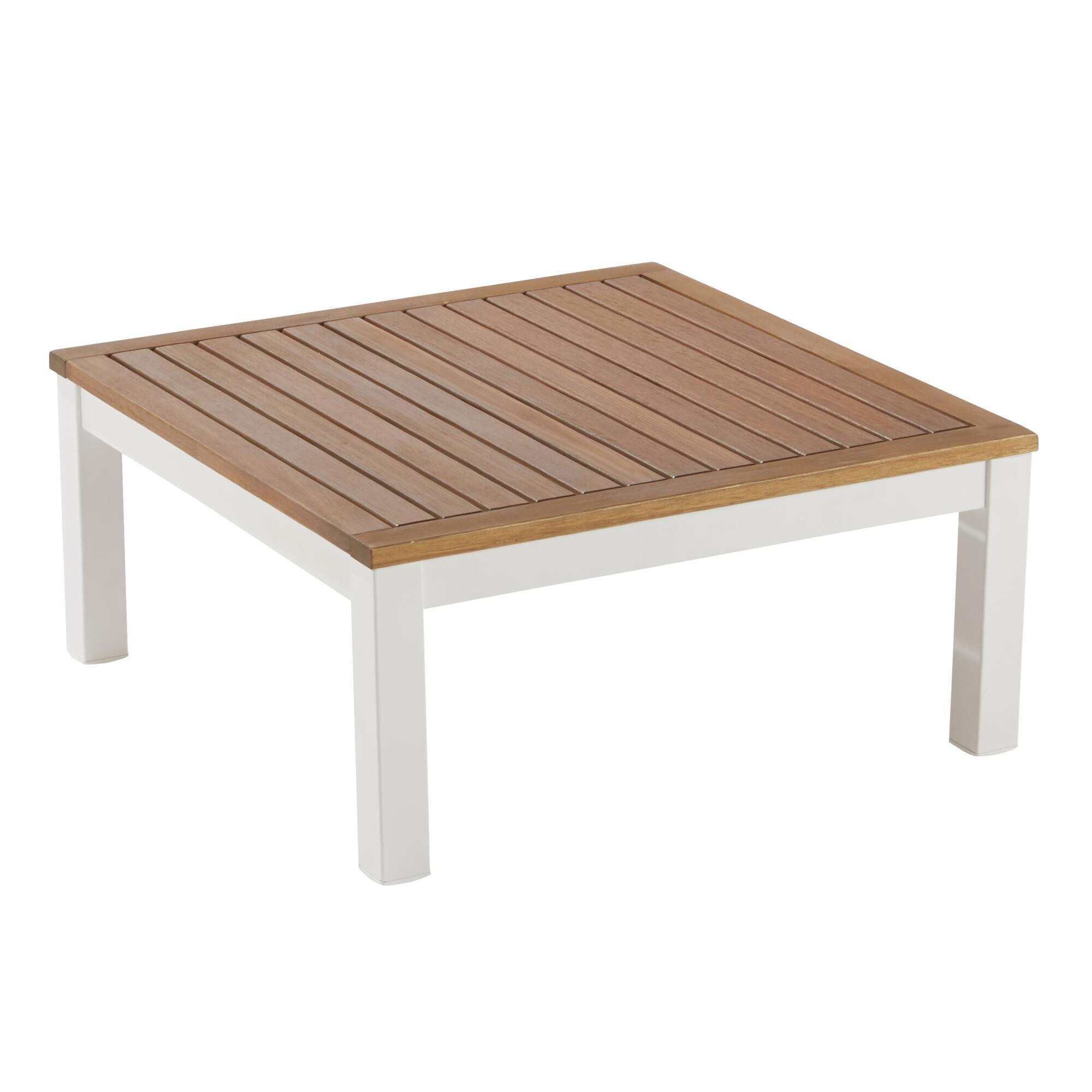 Conjunto jardim relax sofá e mesa alumínio branco Oris II Naterial - 17