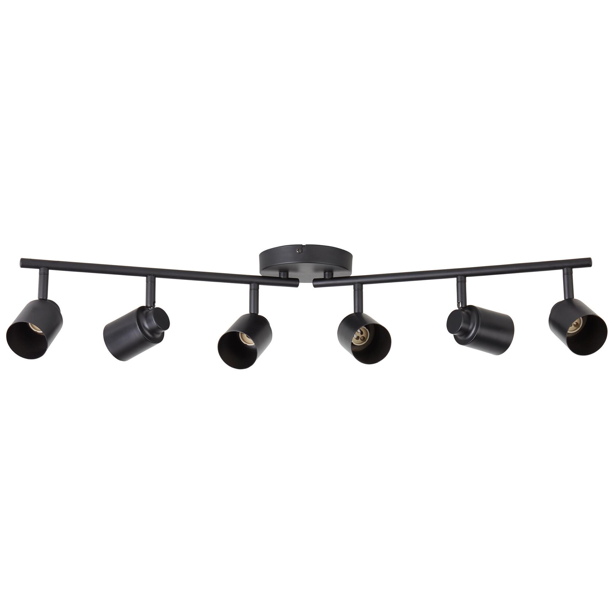 Foco decorativo INSPIRE TEKLA 6 LÂMPADAS GU10X6 METAL PRETO - 12