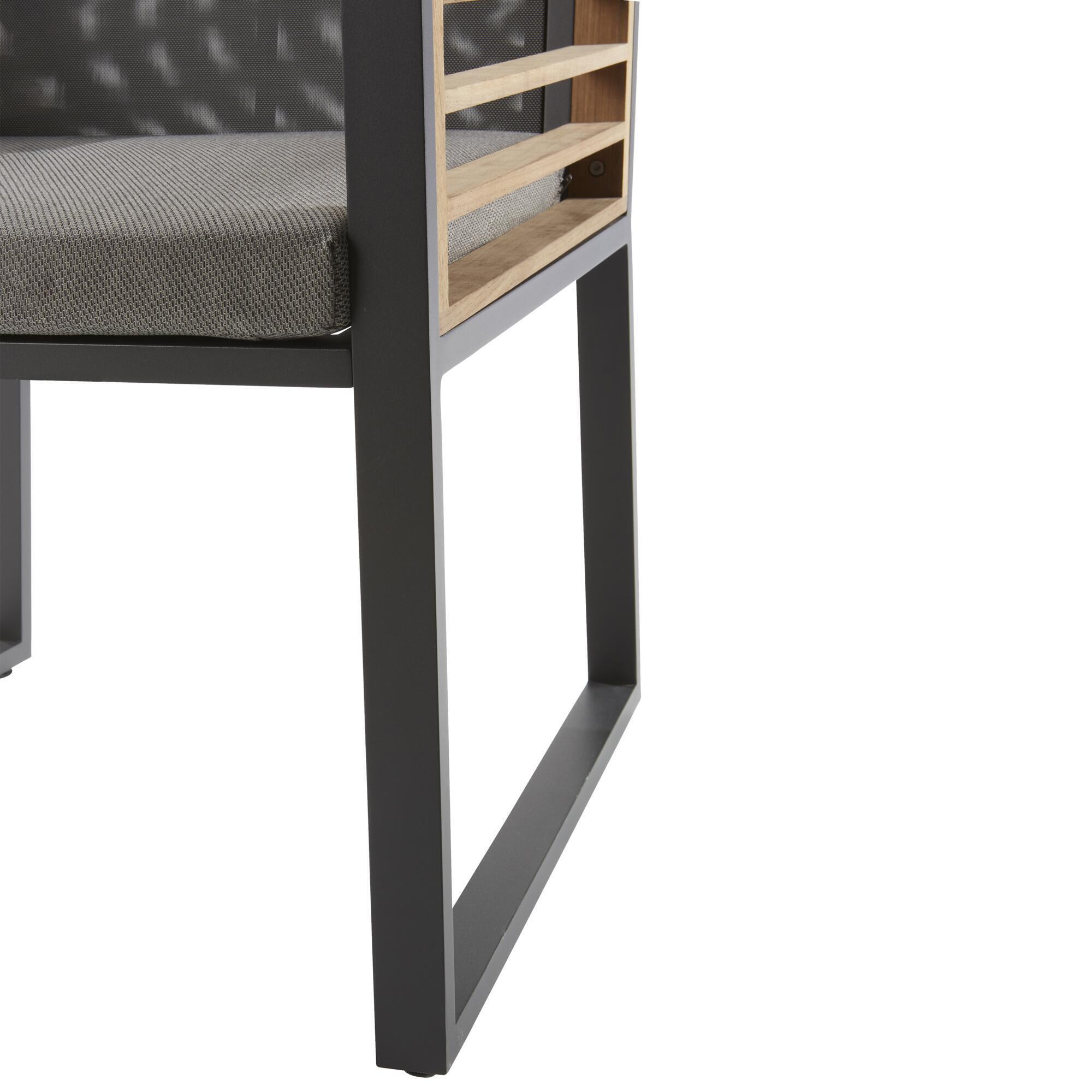 Fauteuil de jardin NATERIAL Ionis en aluminium marron - 8
