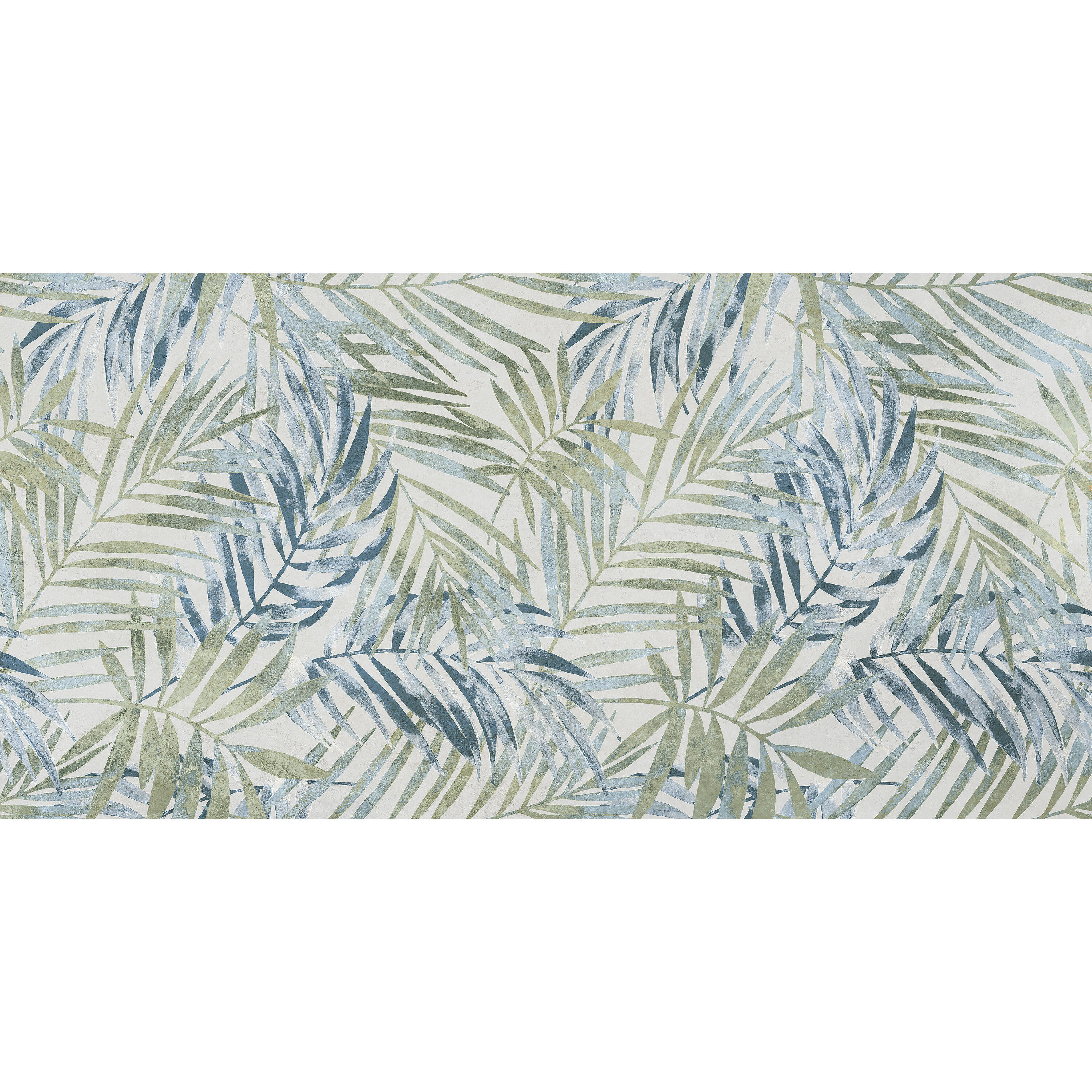 Carrelage mural effet papier peint vert l.30x L.60cm Olivo FRASSINORO GRESMALT - 3