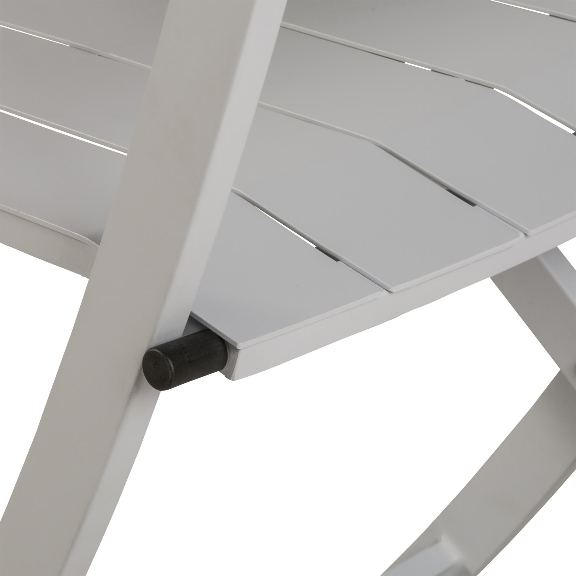 Sedia da giardino pieghevole in alluminio Idaho NATERIAL, seduta in alluminio beige - 17