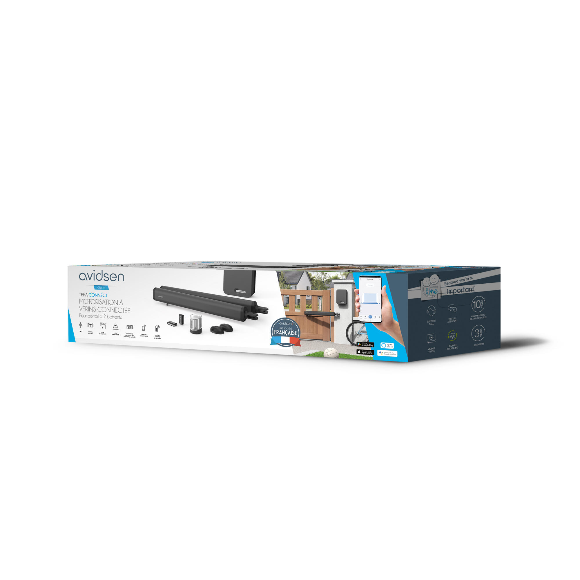 Kit Portão batente Teha 410 24V - 11