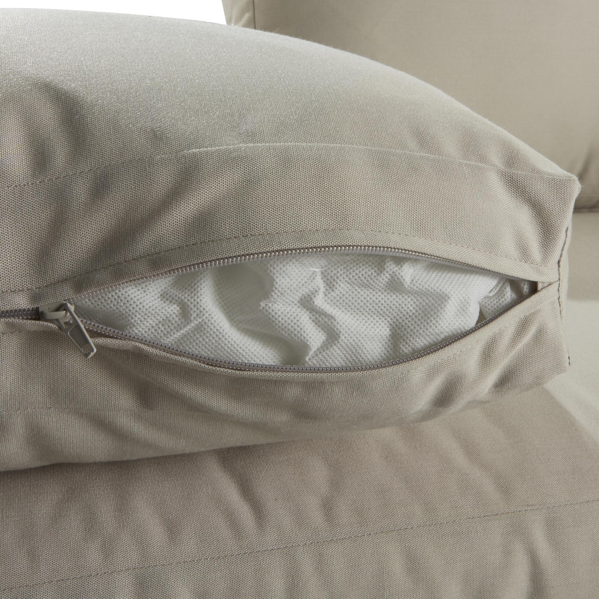 Conjunto jardim relax sofá e mesa alumínio branco Oris II Naterial - 20