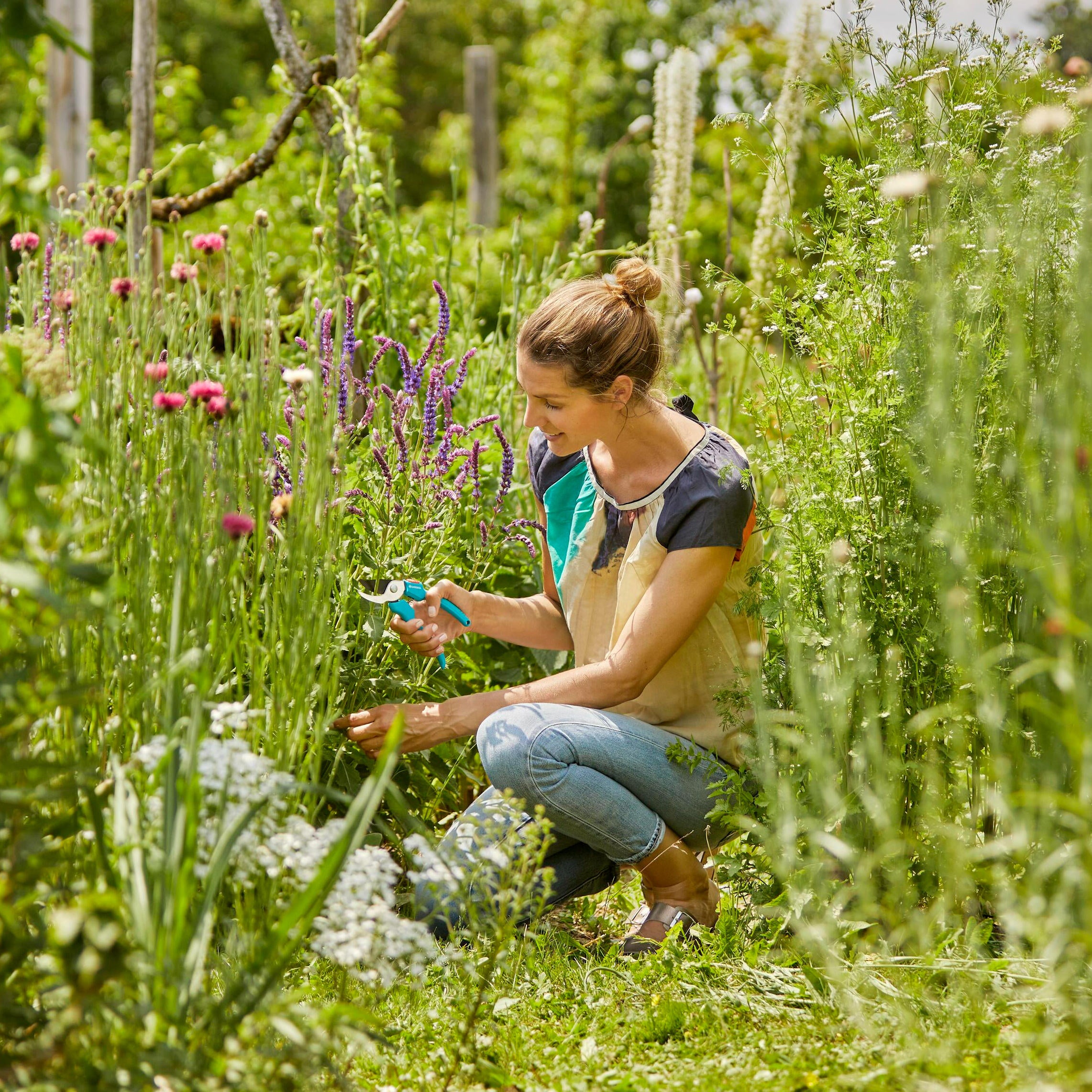 Potatore GARDENA Classic B-S lame in acciaio per rami fino a 20 mm - 4