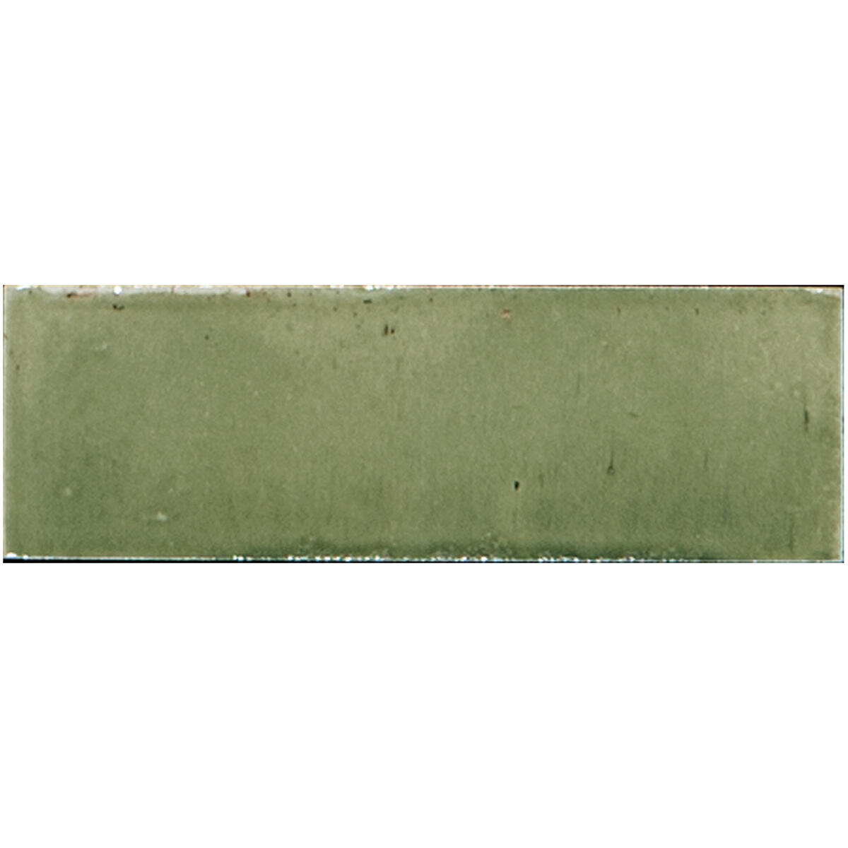 Carrelage mur intérieur effet zellige vert Pablito l.5 x L.15 cm x Ep.10 mm - 2