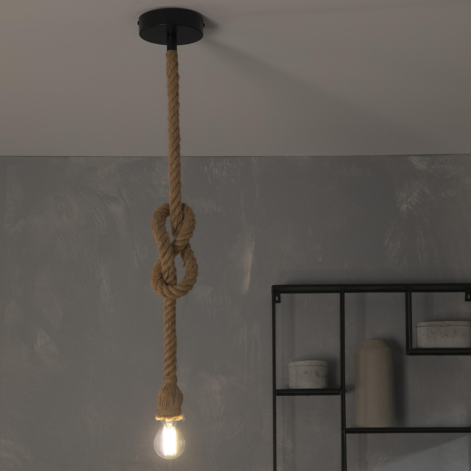 Suspension Cordera, acier, jaune, Diam.12.5 cm INSPIRE, E27 - 3