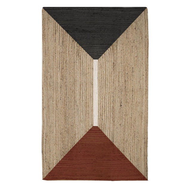 Tapis intérieur jute Naturel, l.120 x L.180 cm