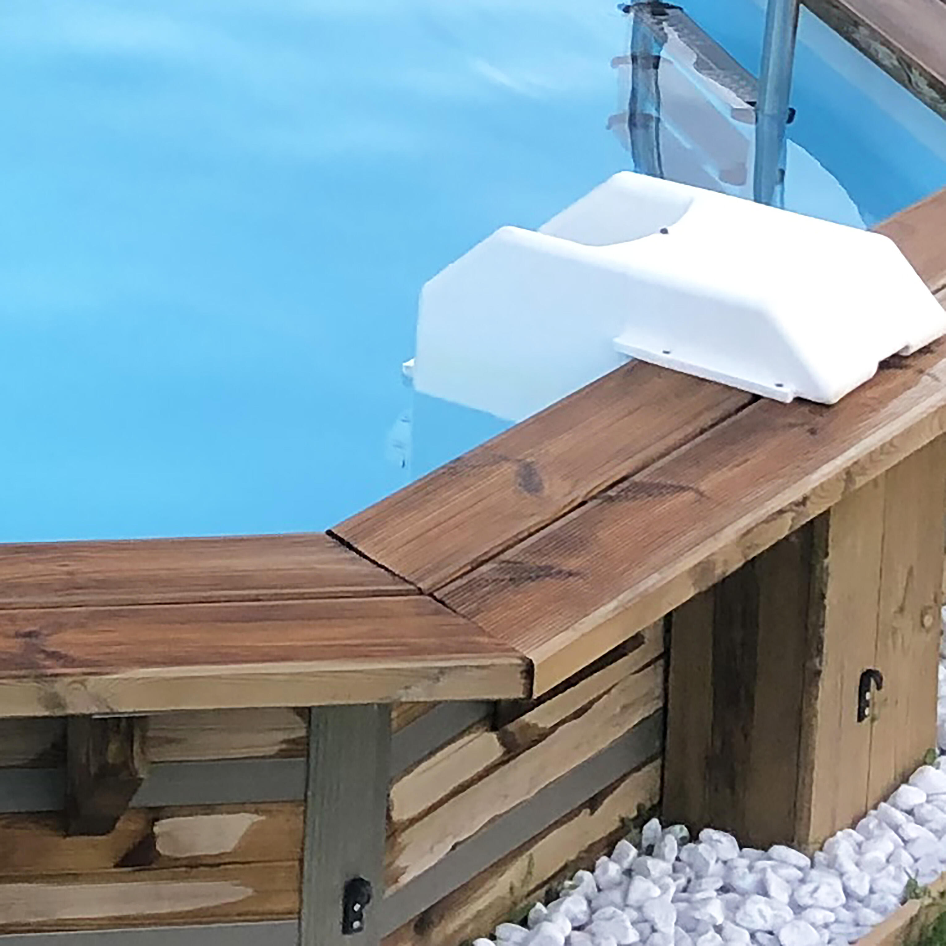 Piscine, bois Cleofas WATERCLIP, octogonal Diam.4.6 x L.4.6 x l.4.6 x H.1.29 m - 5